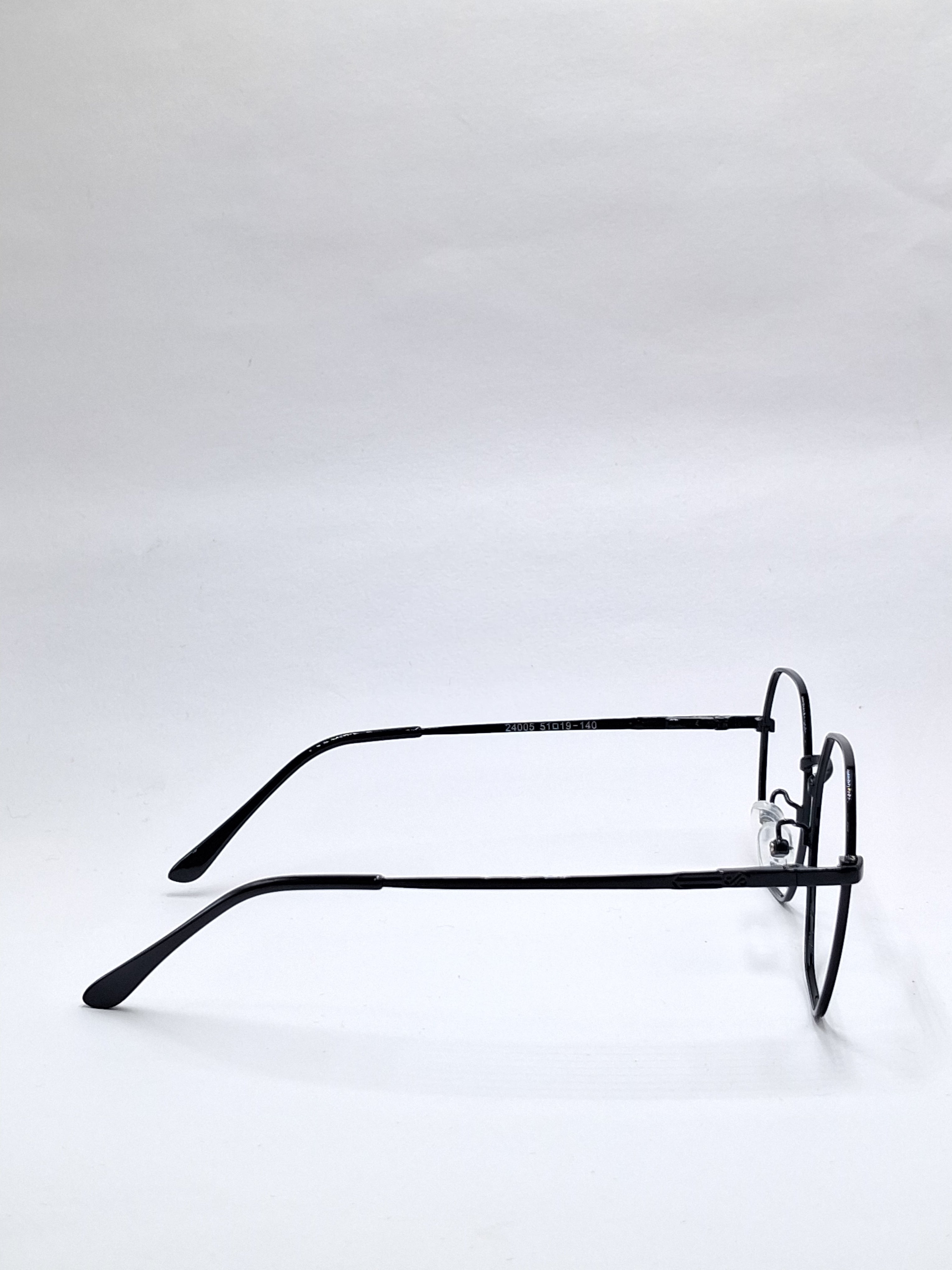 vision plus metallic all black metal frame