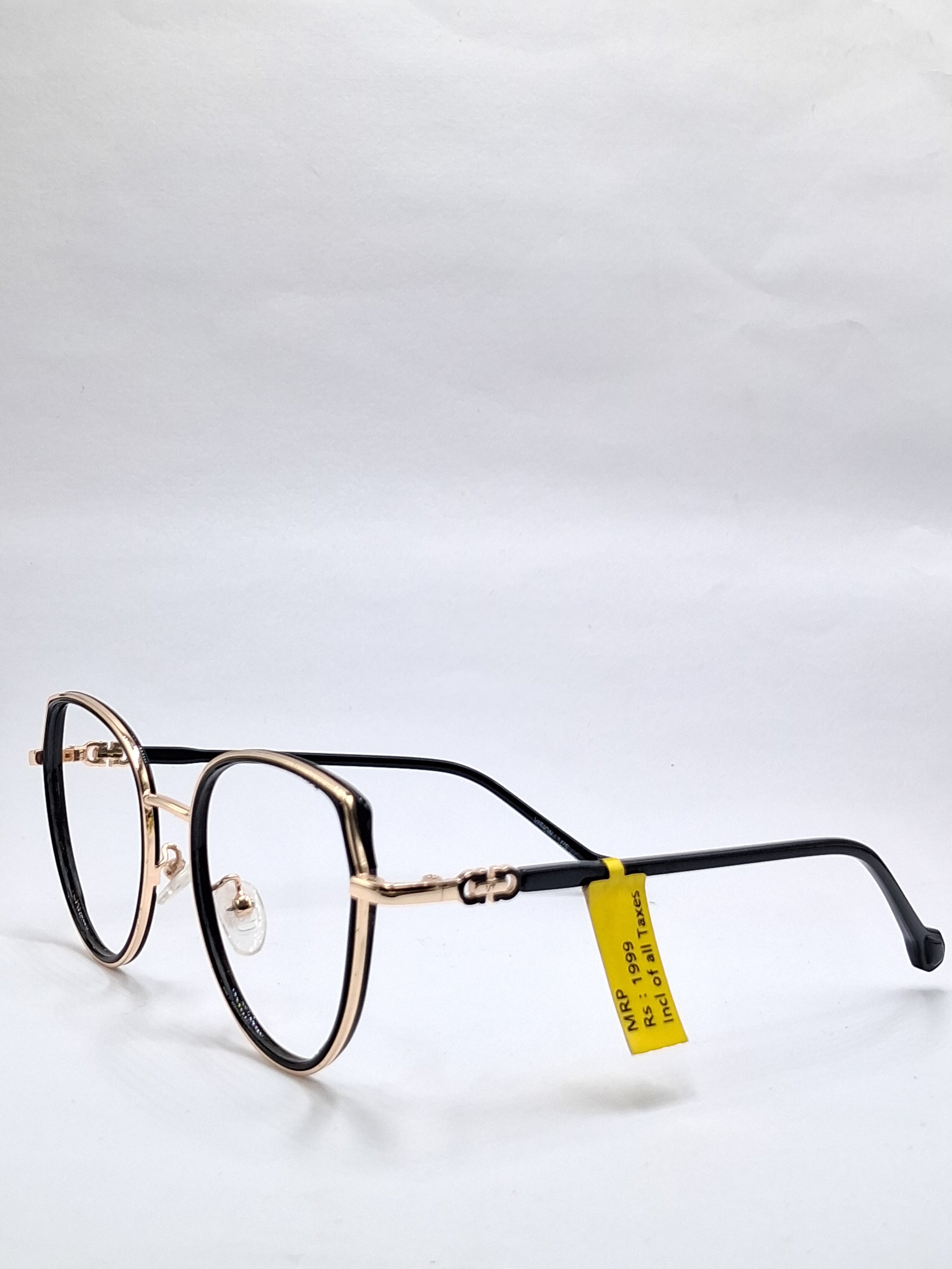 vision plus gold and black frame