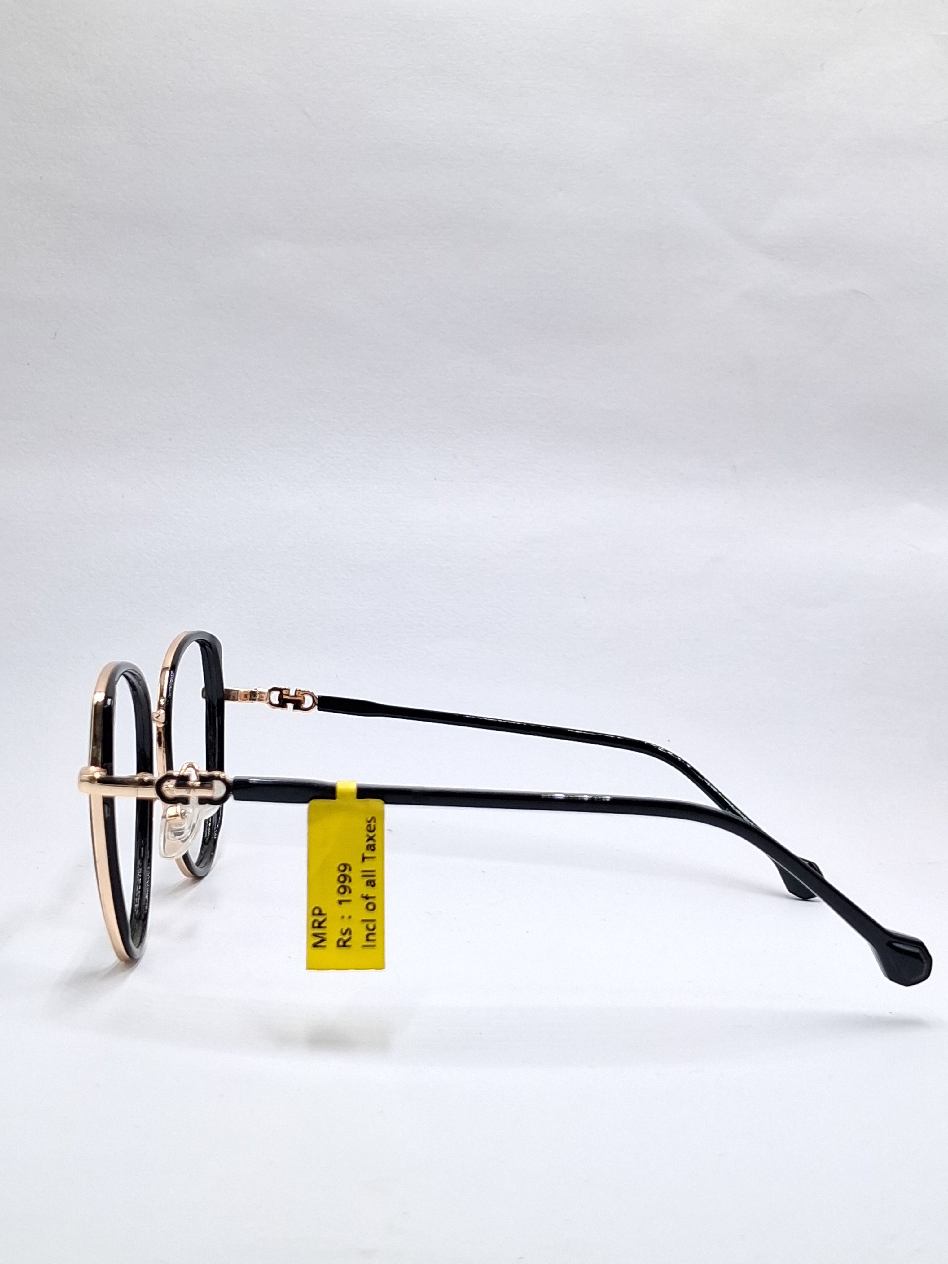 vision plus gold and black frame