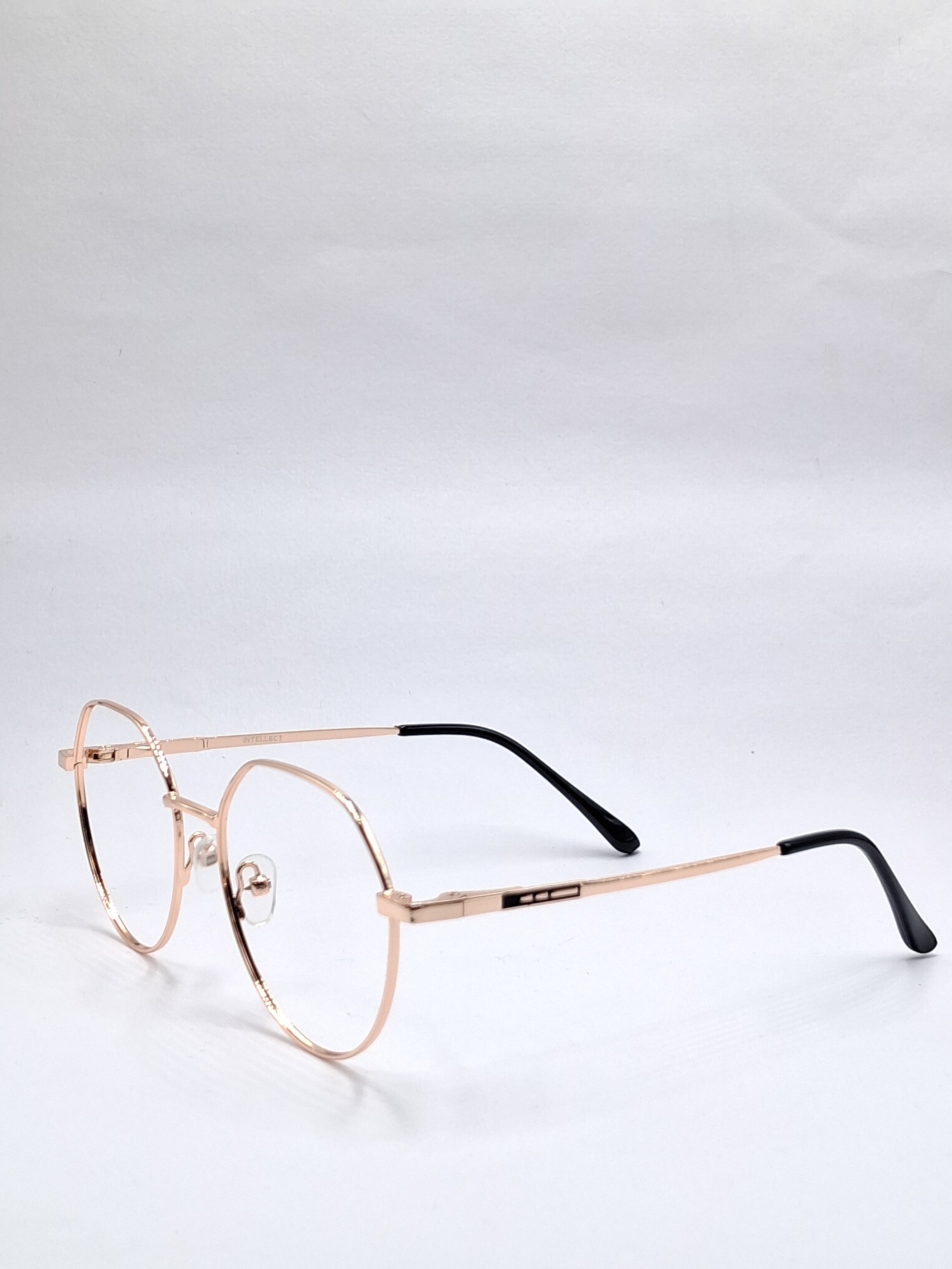 vision plus metallic gold metal frame