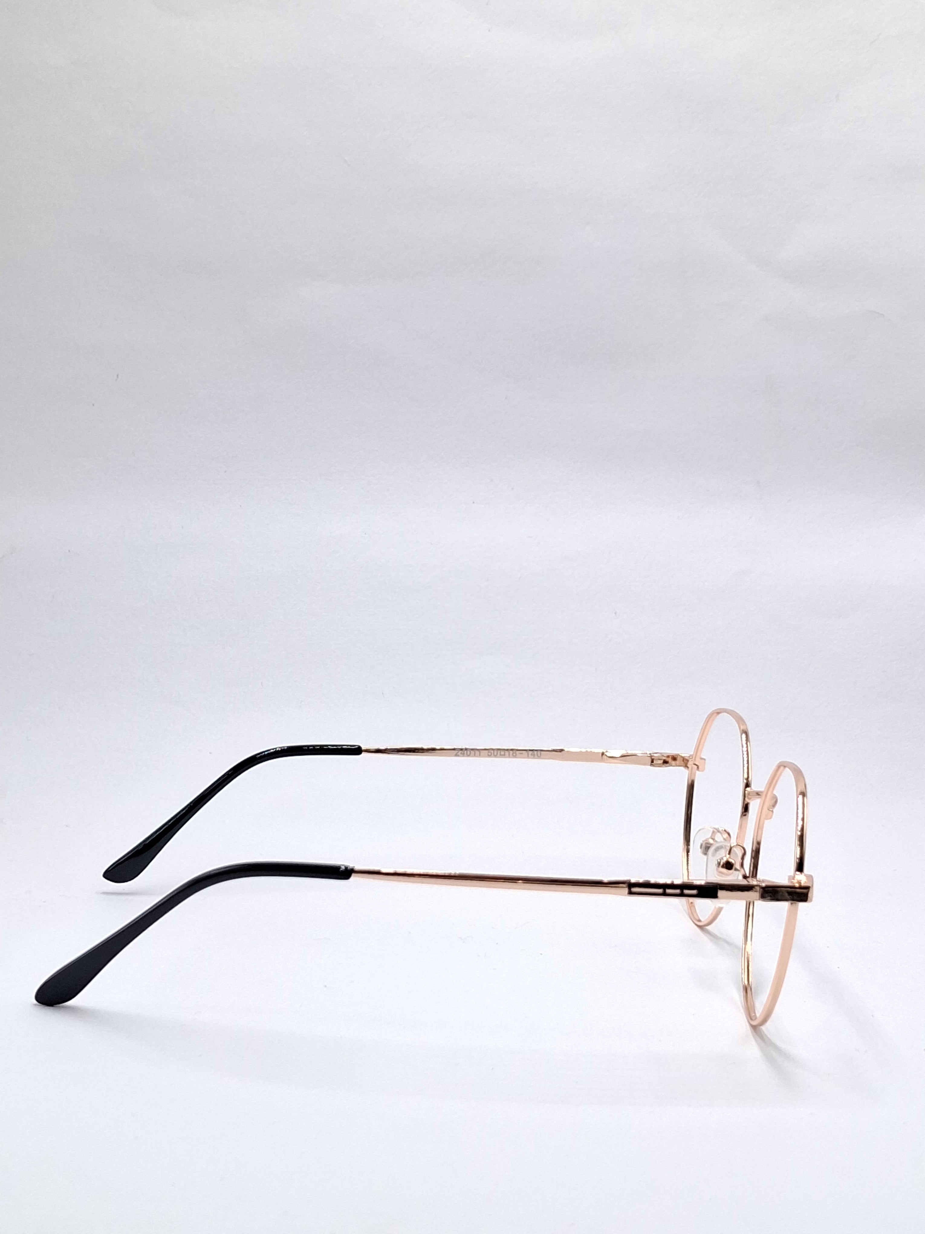 vision plus metallic gold metal frame