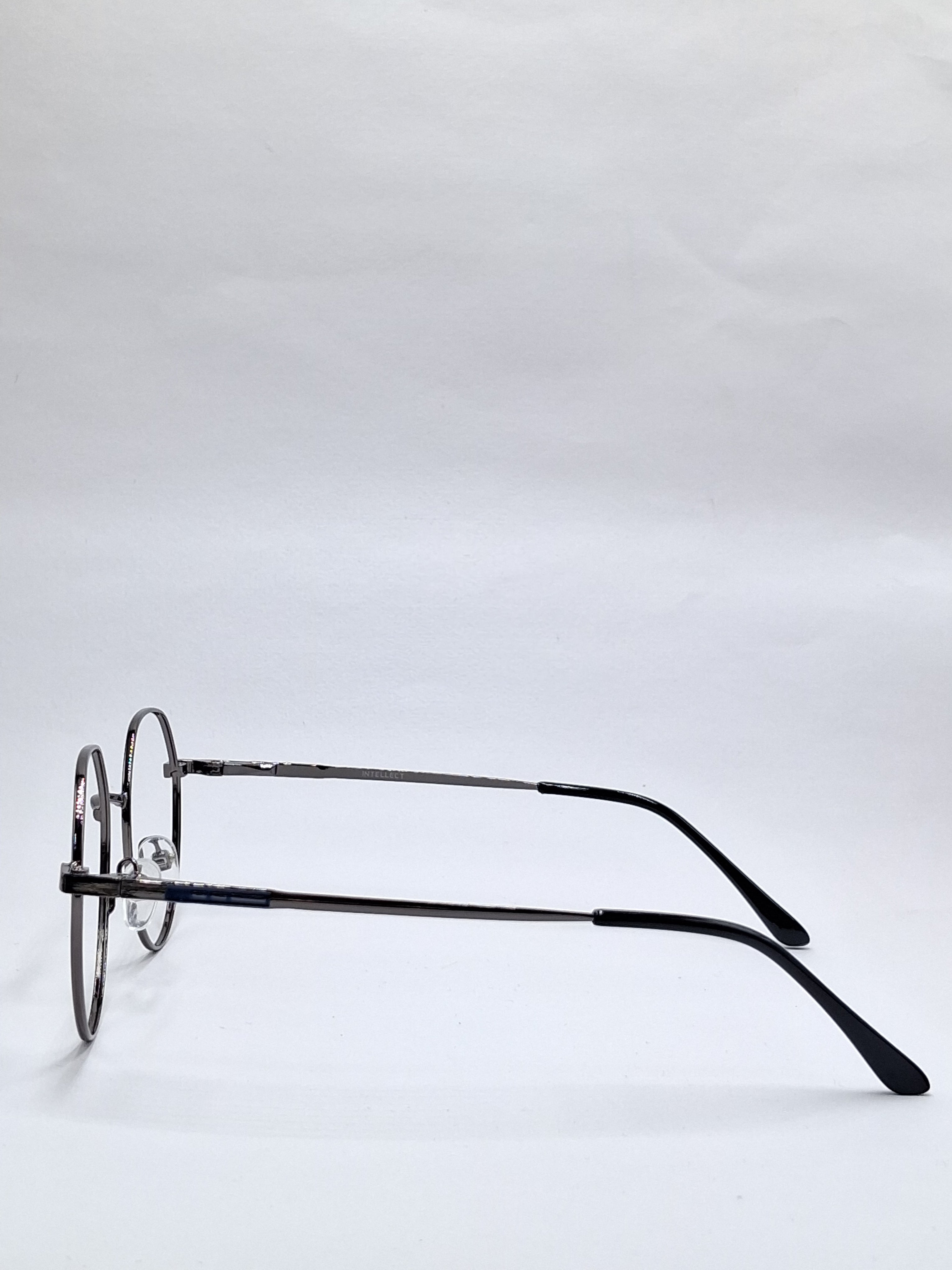 vision plus metallic gray metal frame