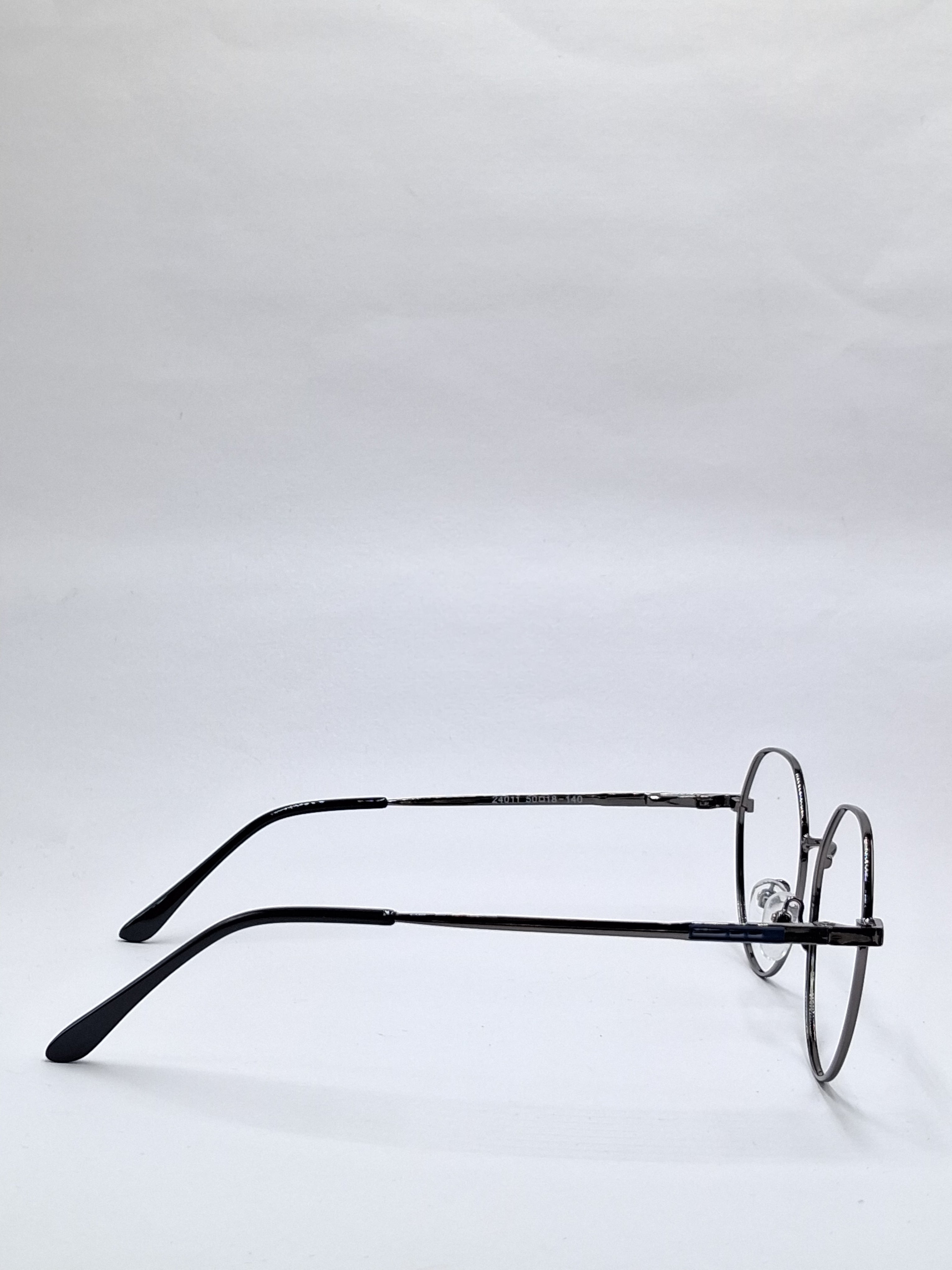 vision plus metallic gray metal frame