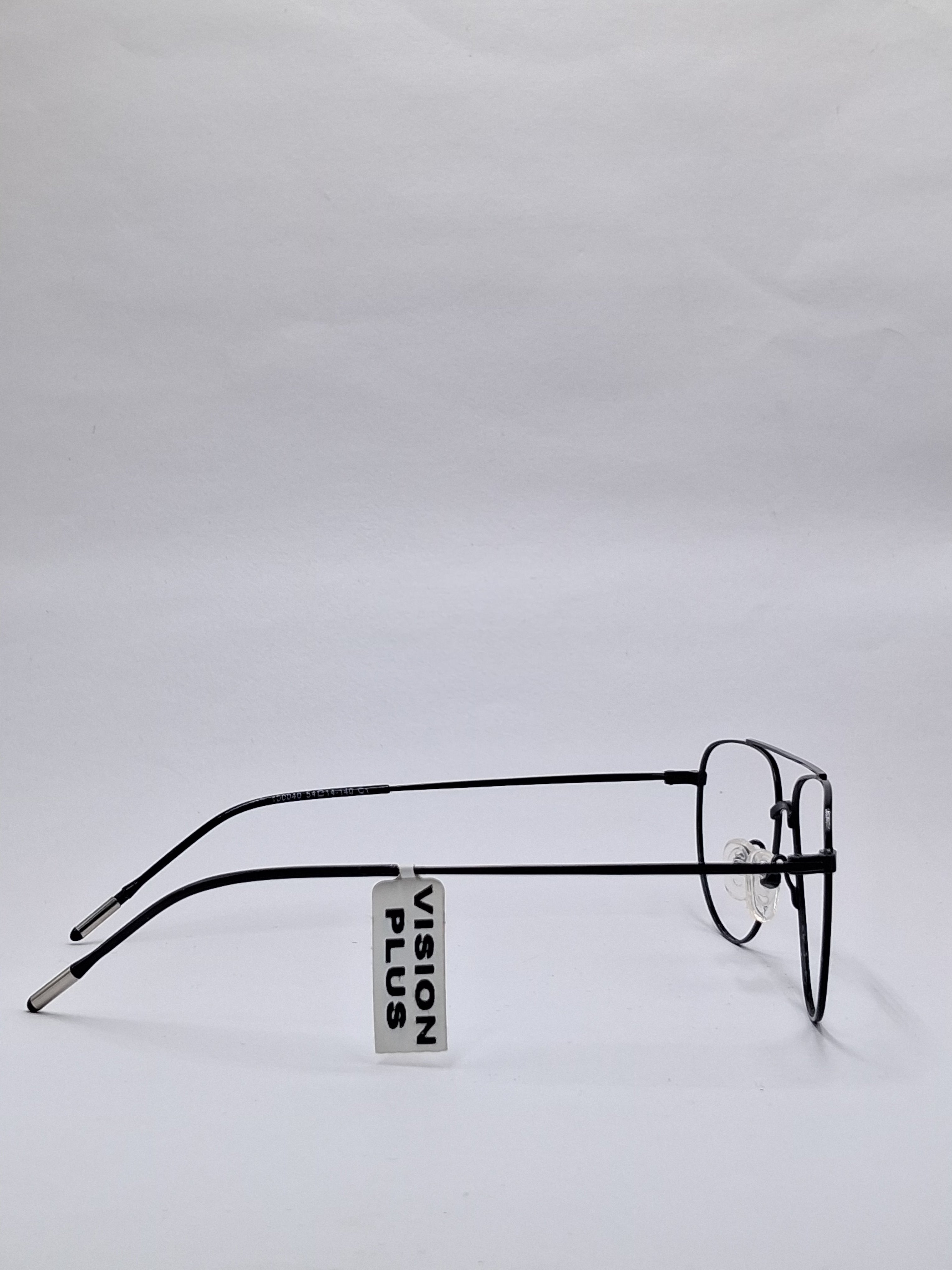 vision plus metallic all black metal frame
