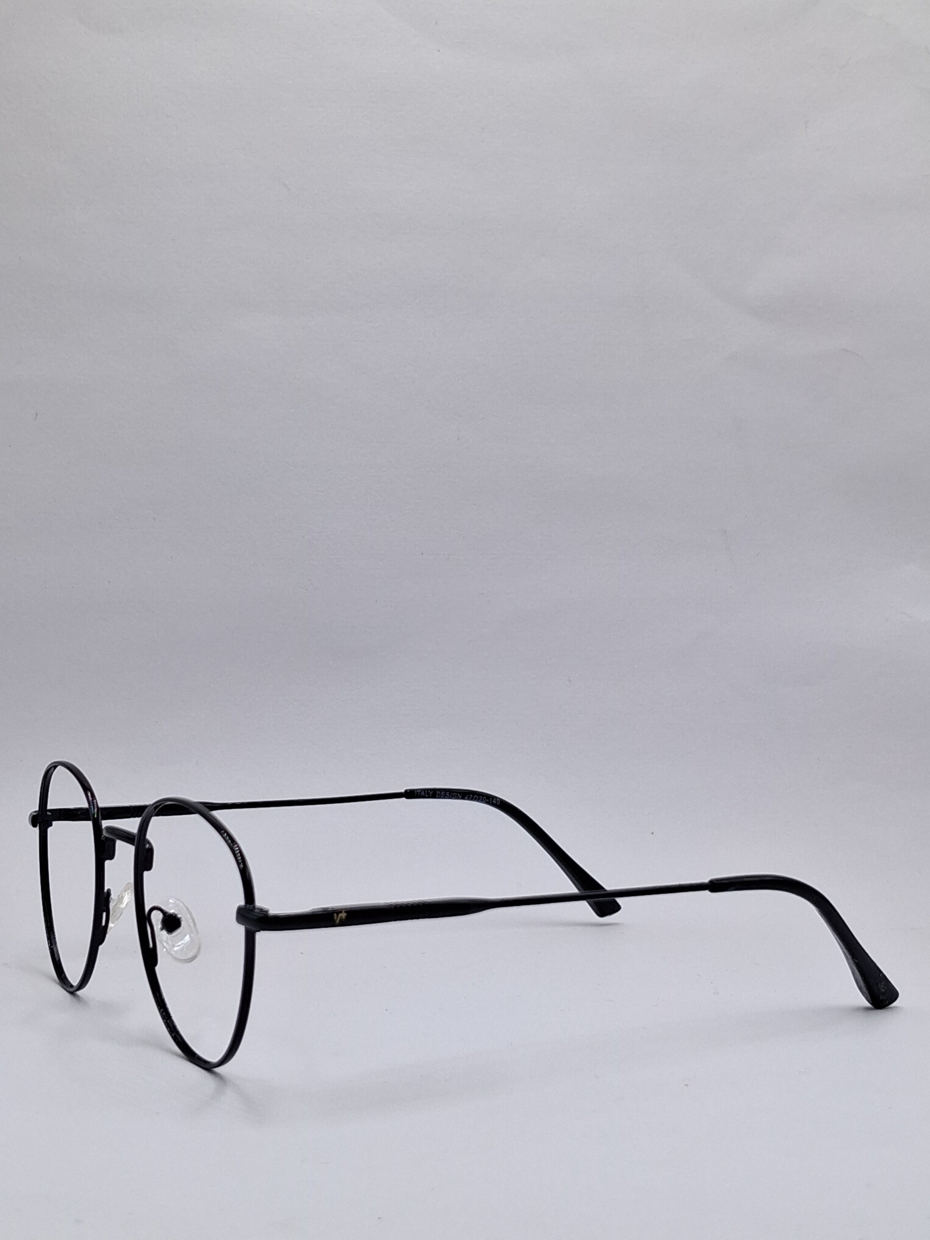 vision plus metallic black metal frame