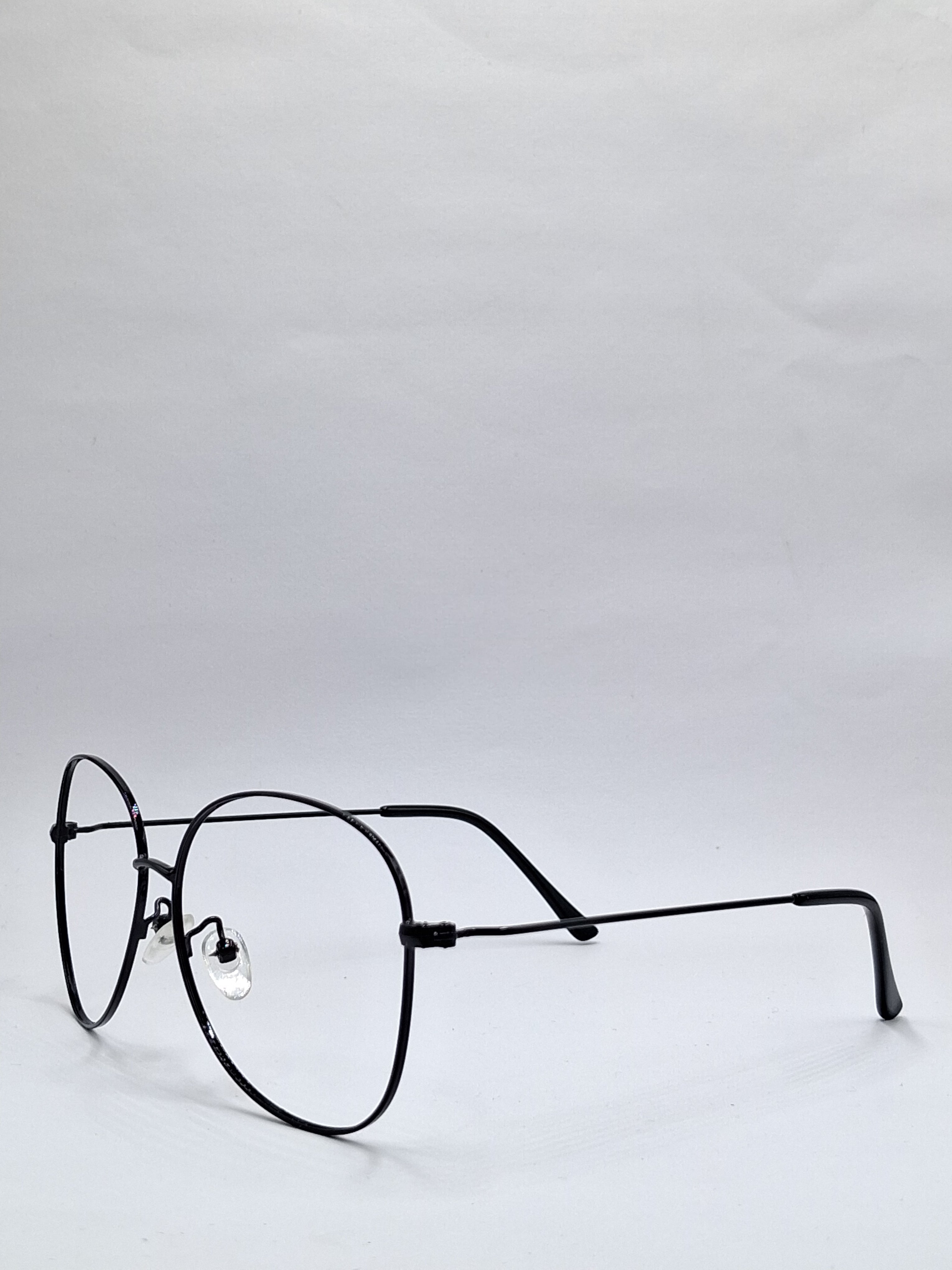 vision plus metallic black metal frame
