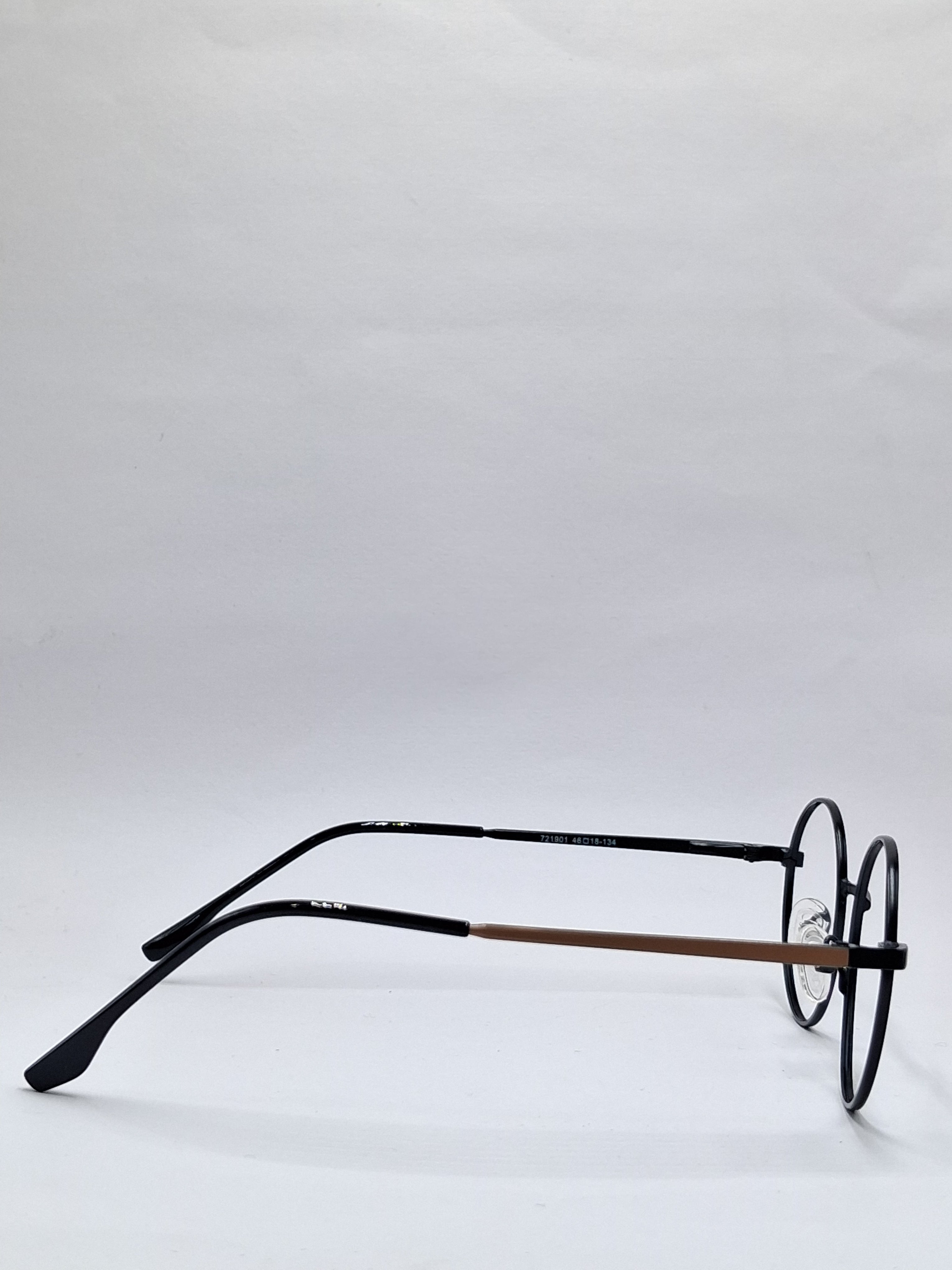 vision plus metallic matte black metal frame