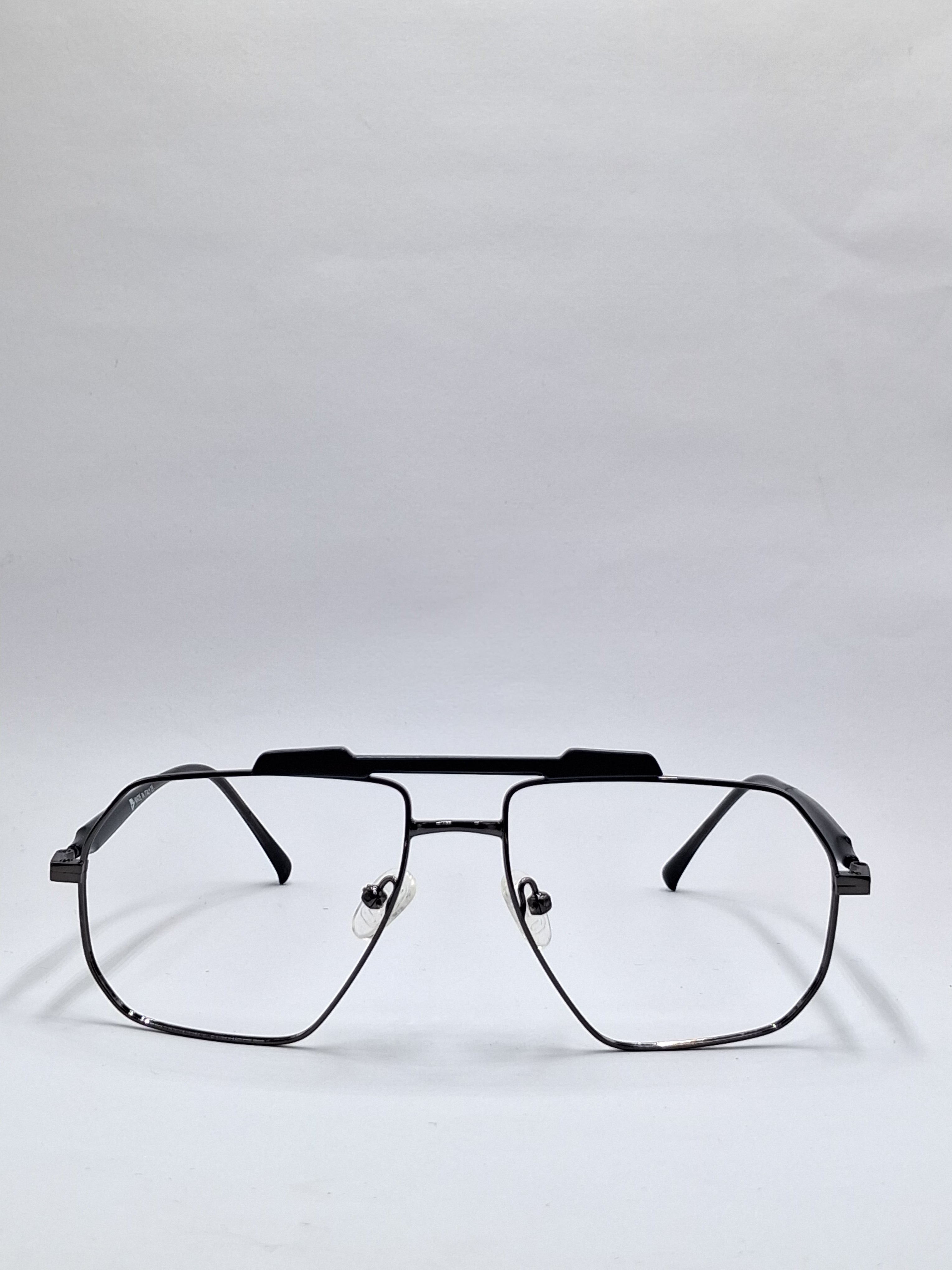 vision plus metallic black metal frame