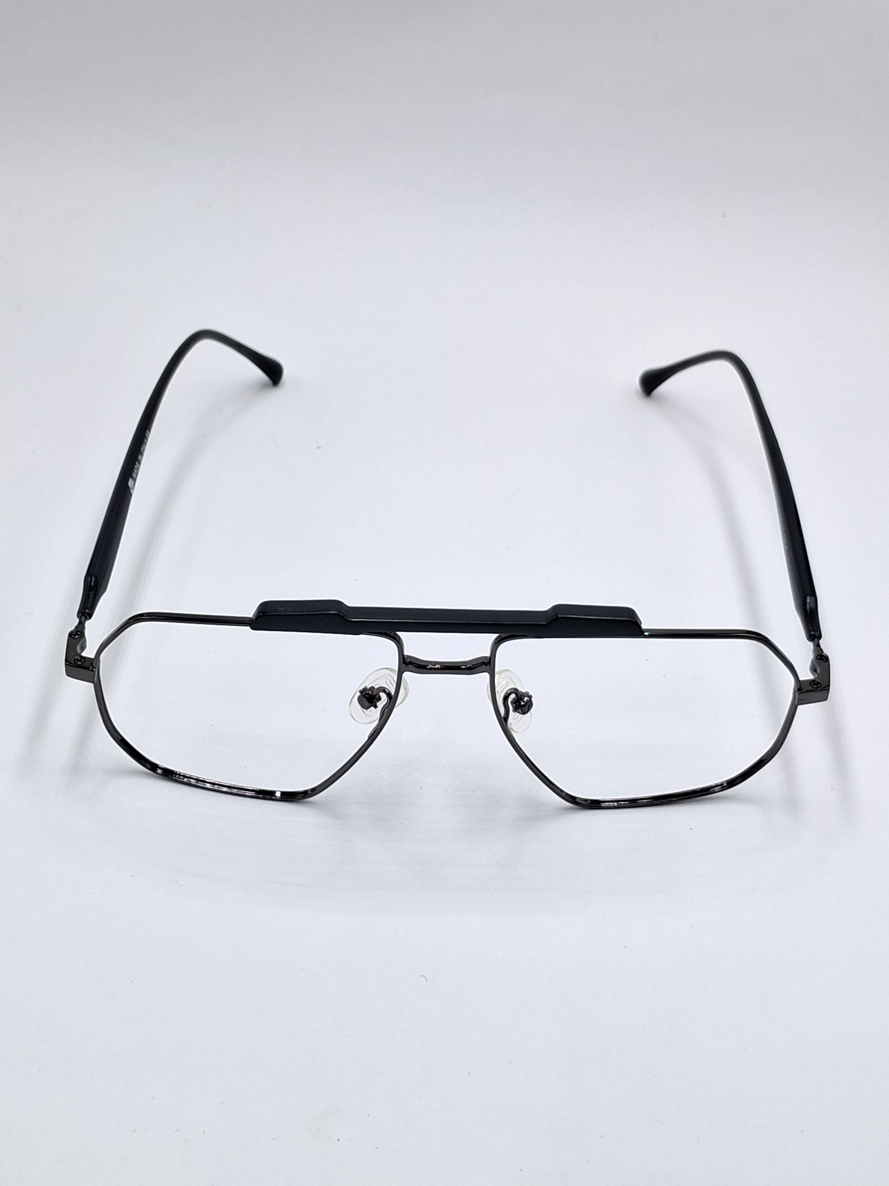 vision plus metallic black metal frame