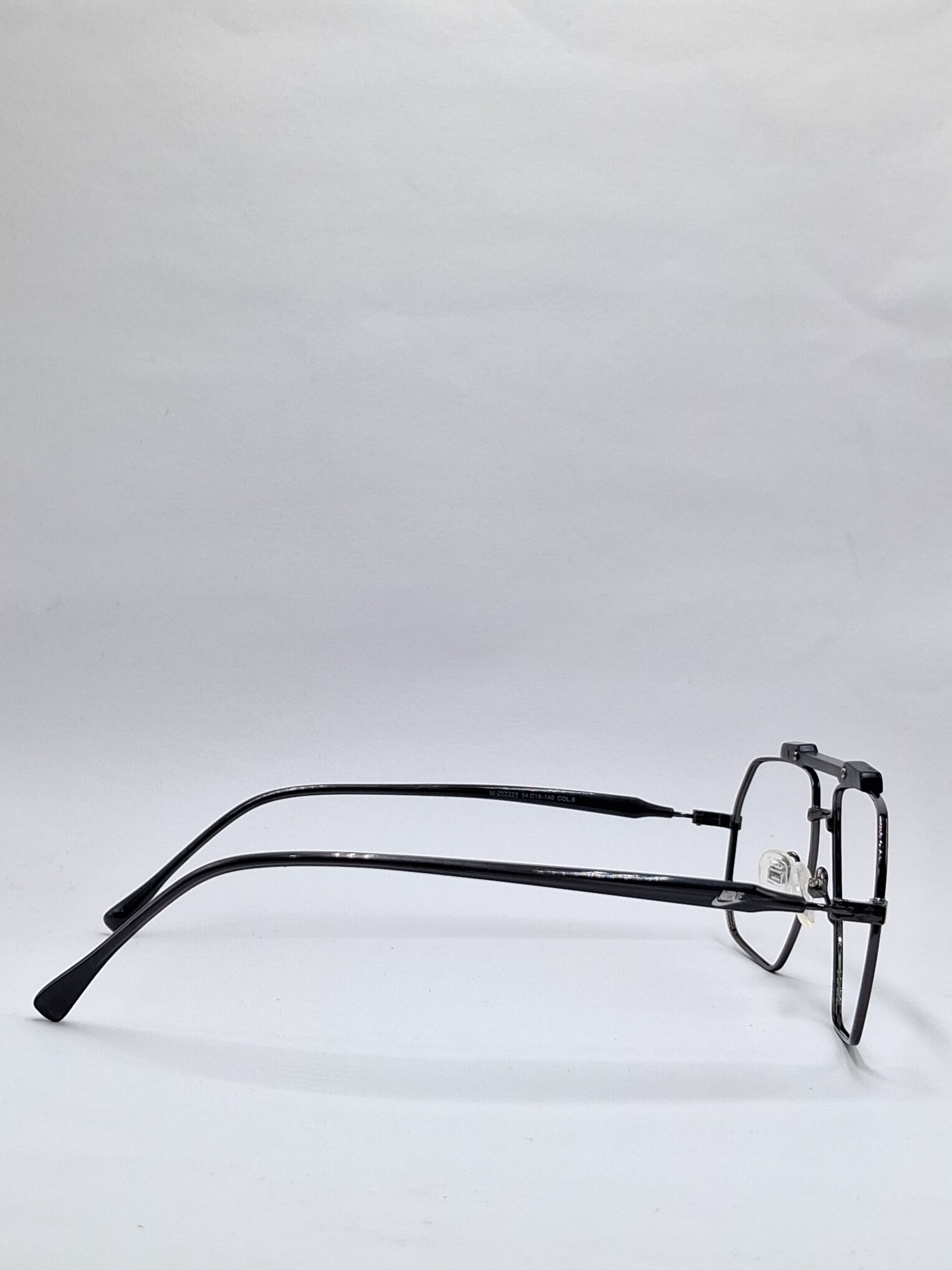 vision plus metallic black metal frame