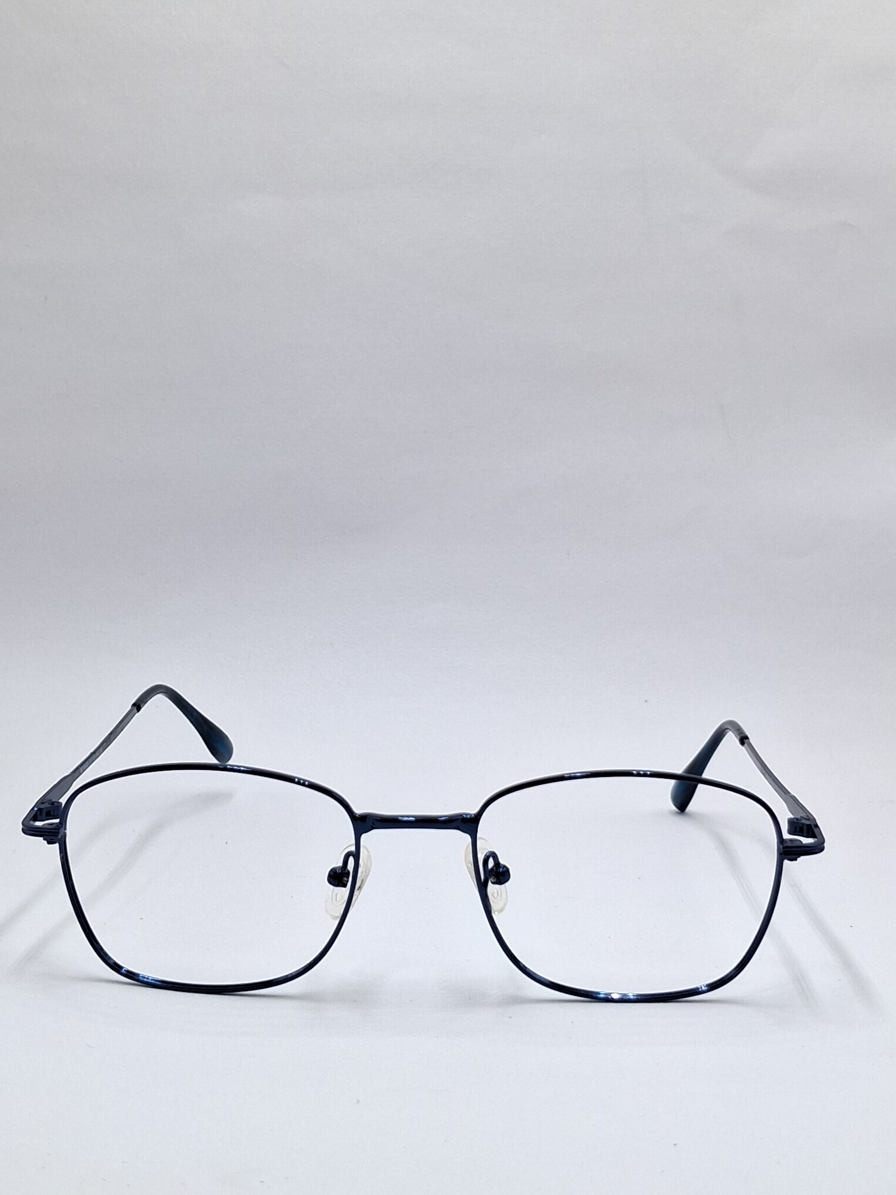 vision plus metallic blue metal frame
