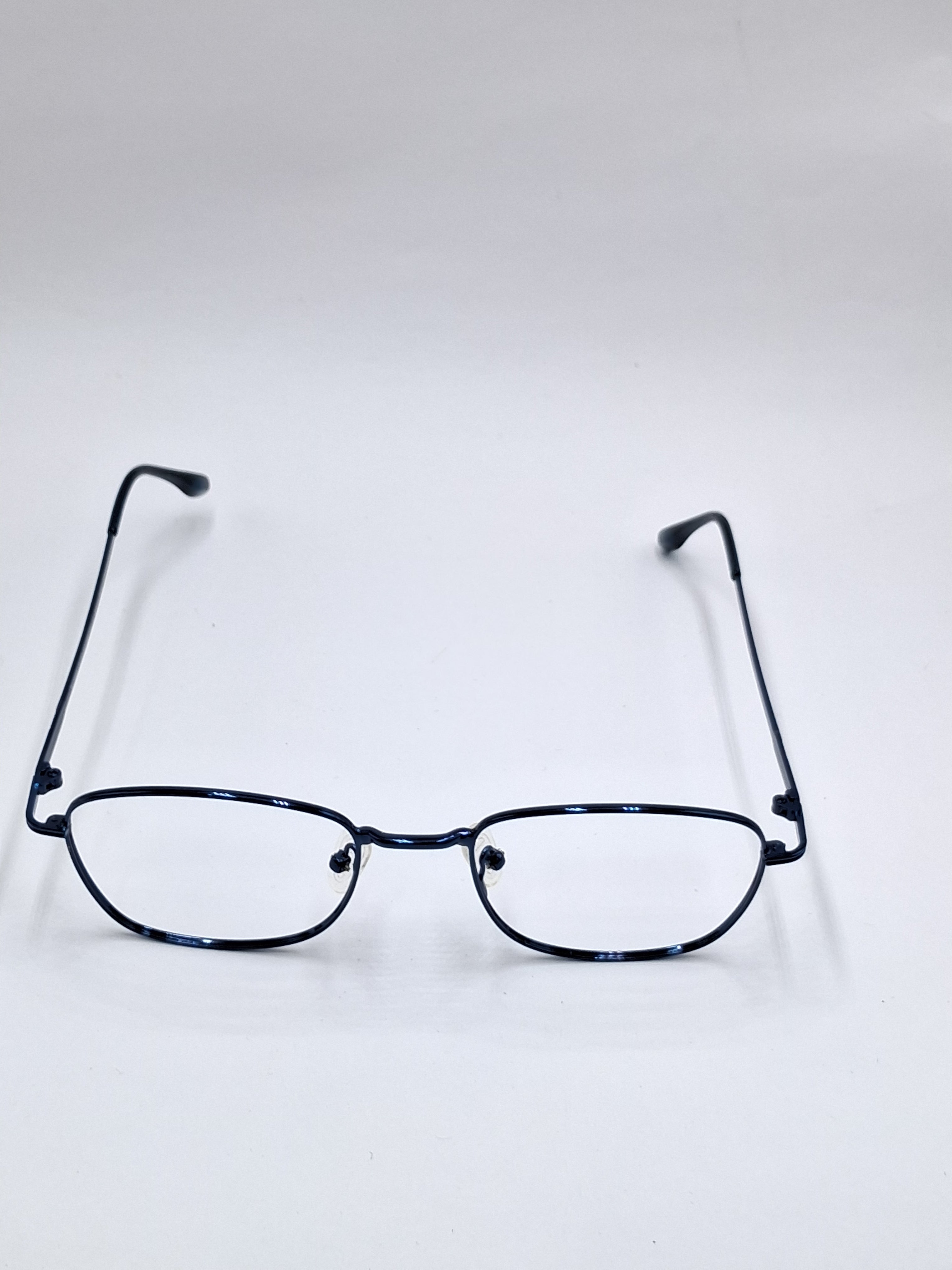 vision plus metallic blue metal frame