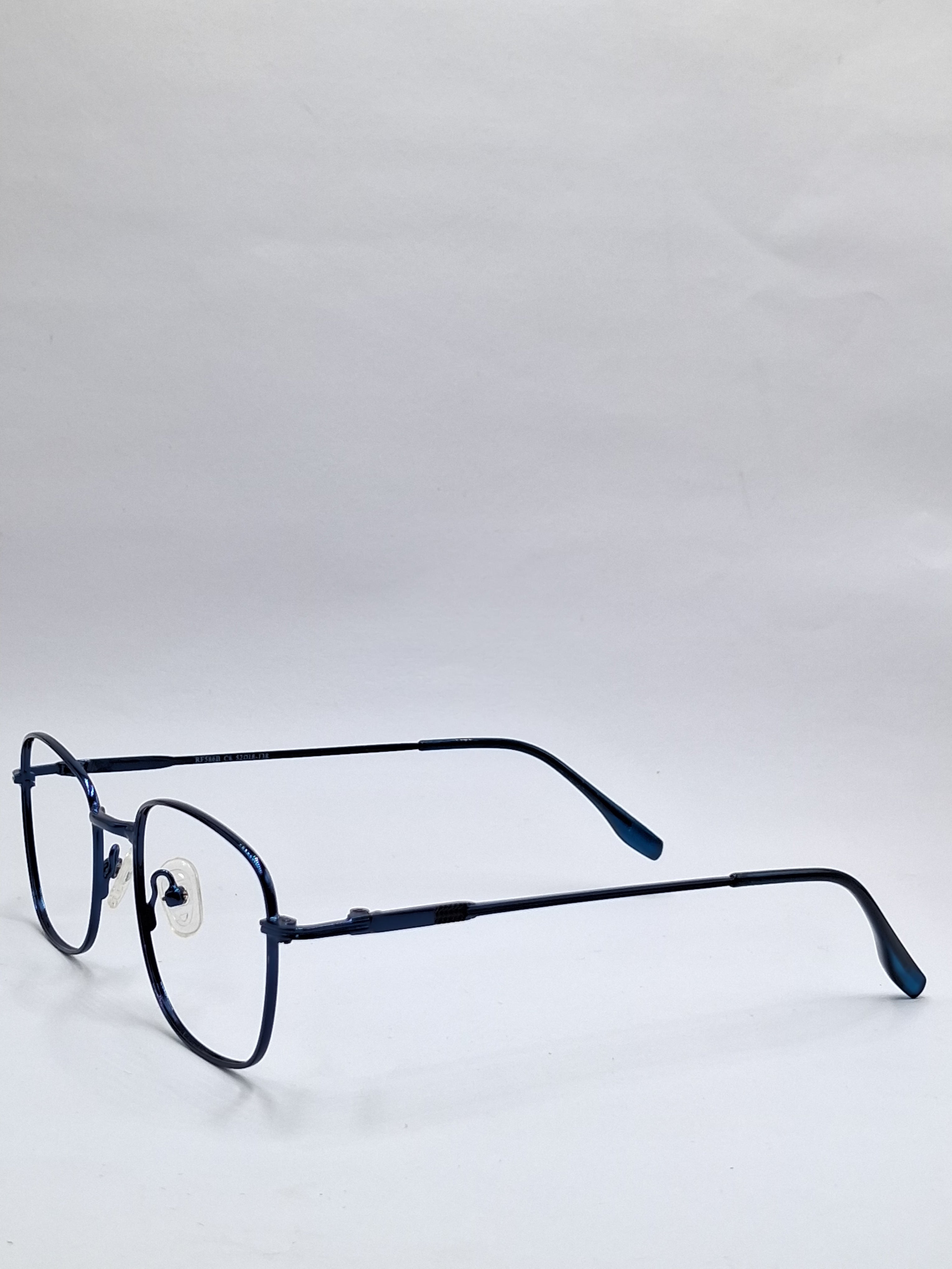 vision plus metallic blue metal frame