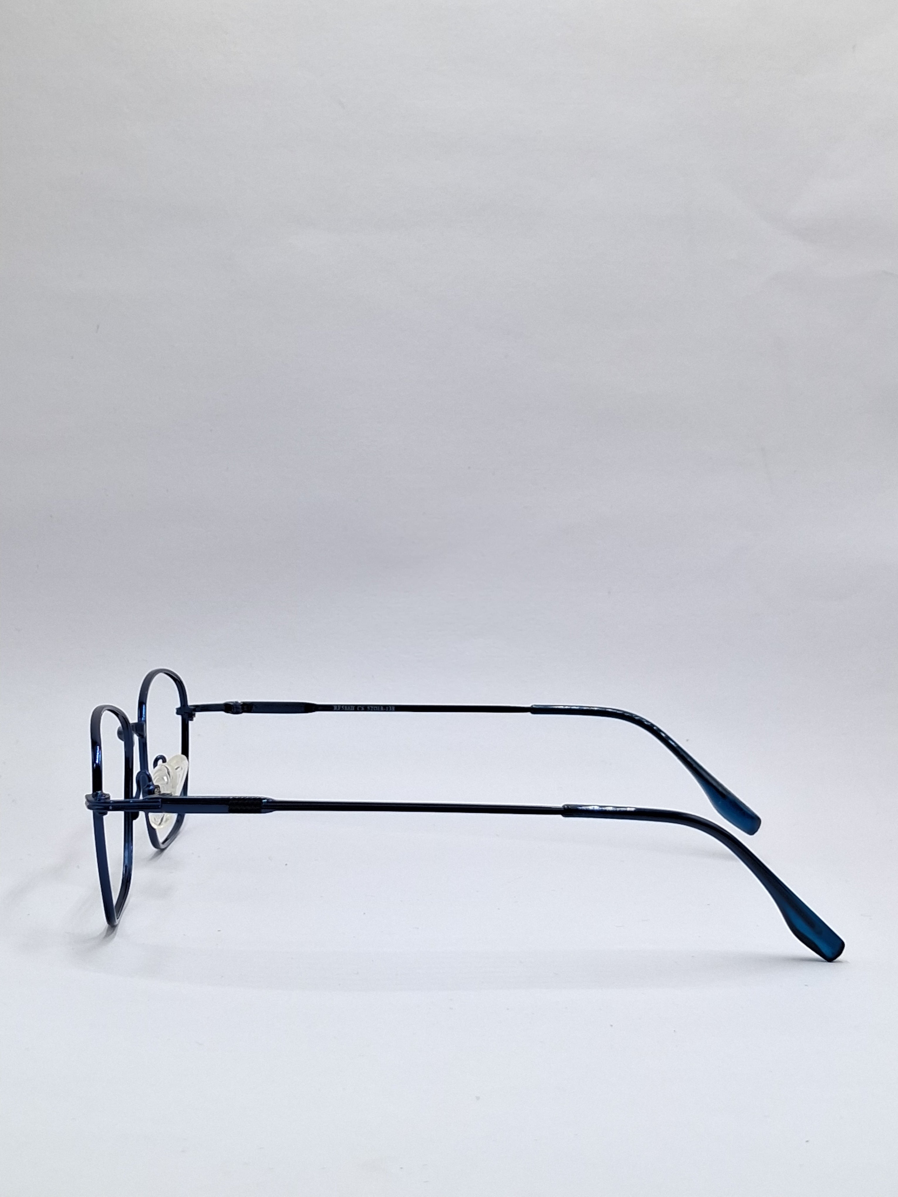 vision plus metallic blue metal frame