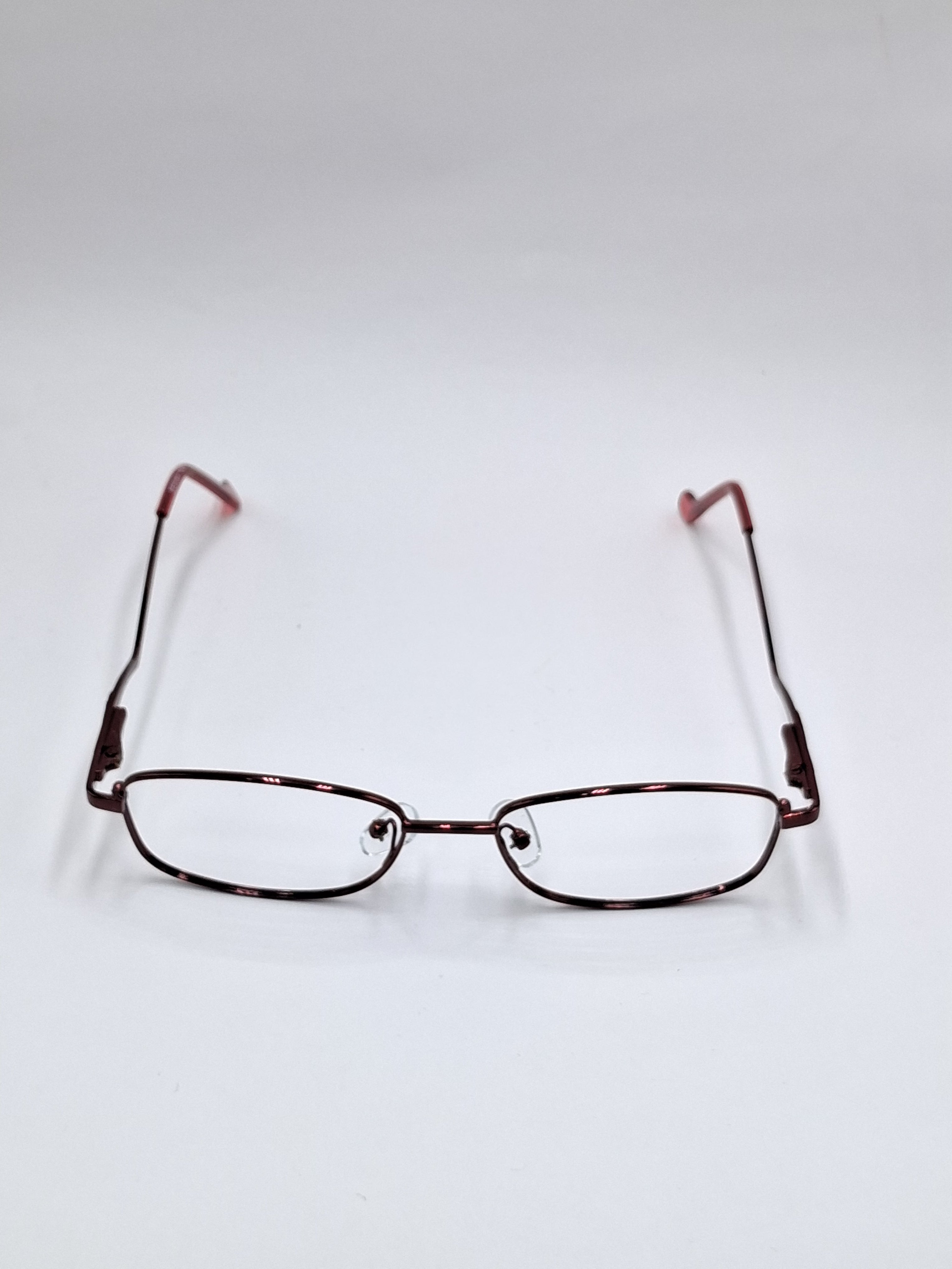 vision plus metallic premium maroon metal frame
