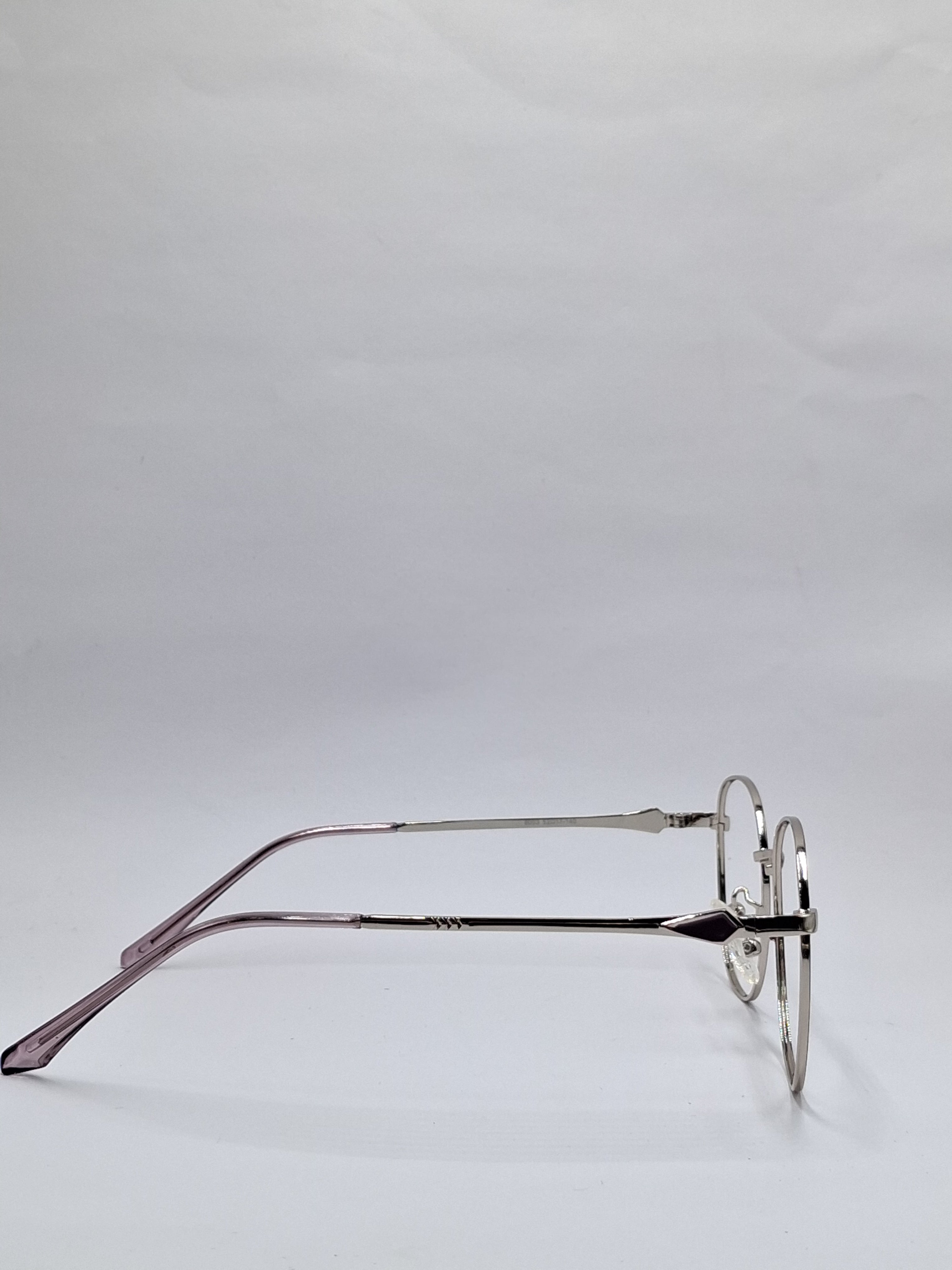 vision plus metallic purple and silver metal frame