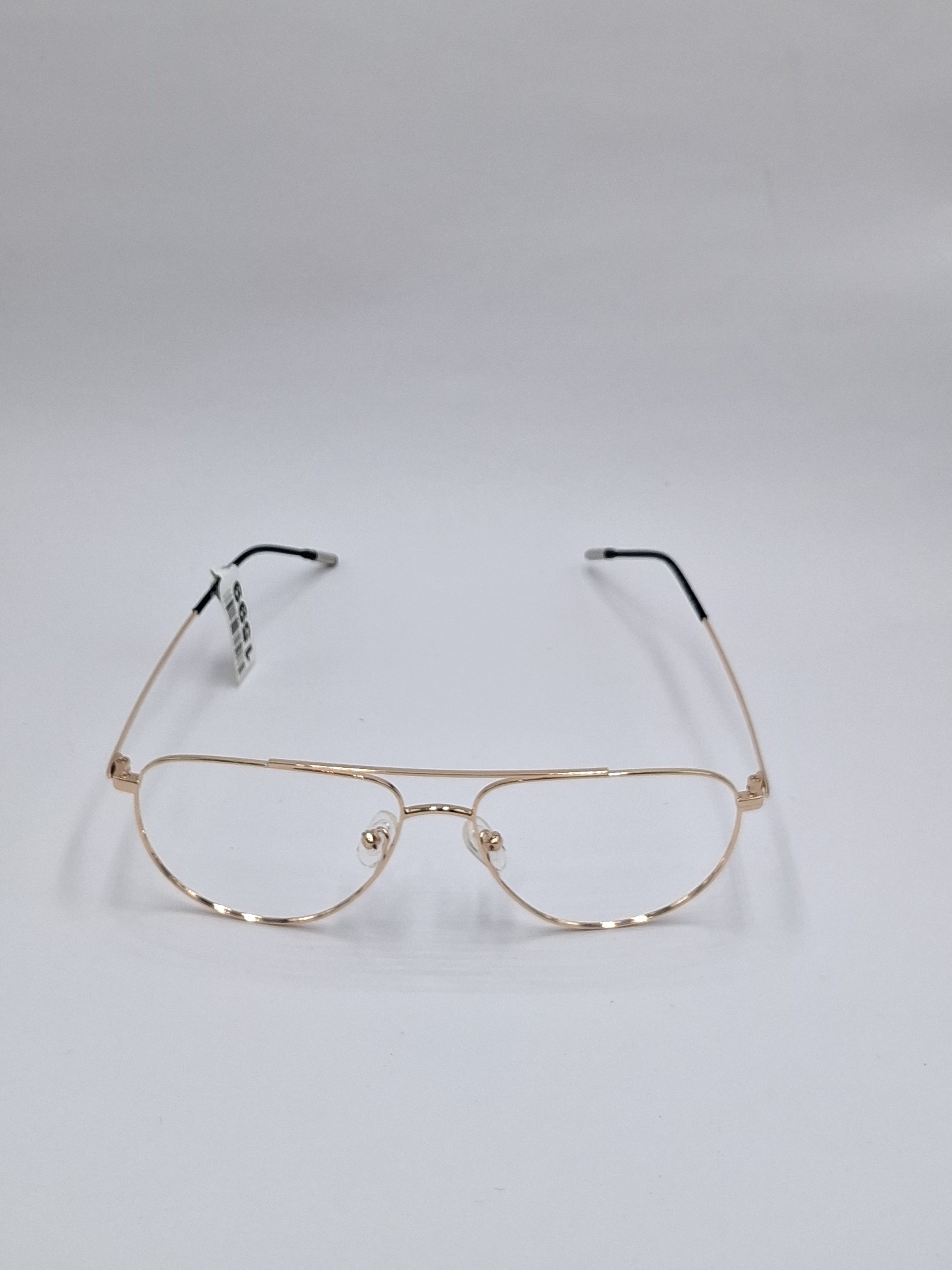 vision plus metallic gold metal frame