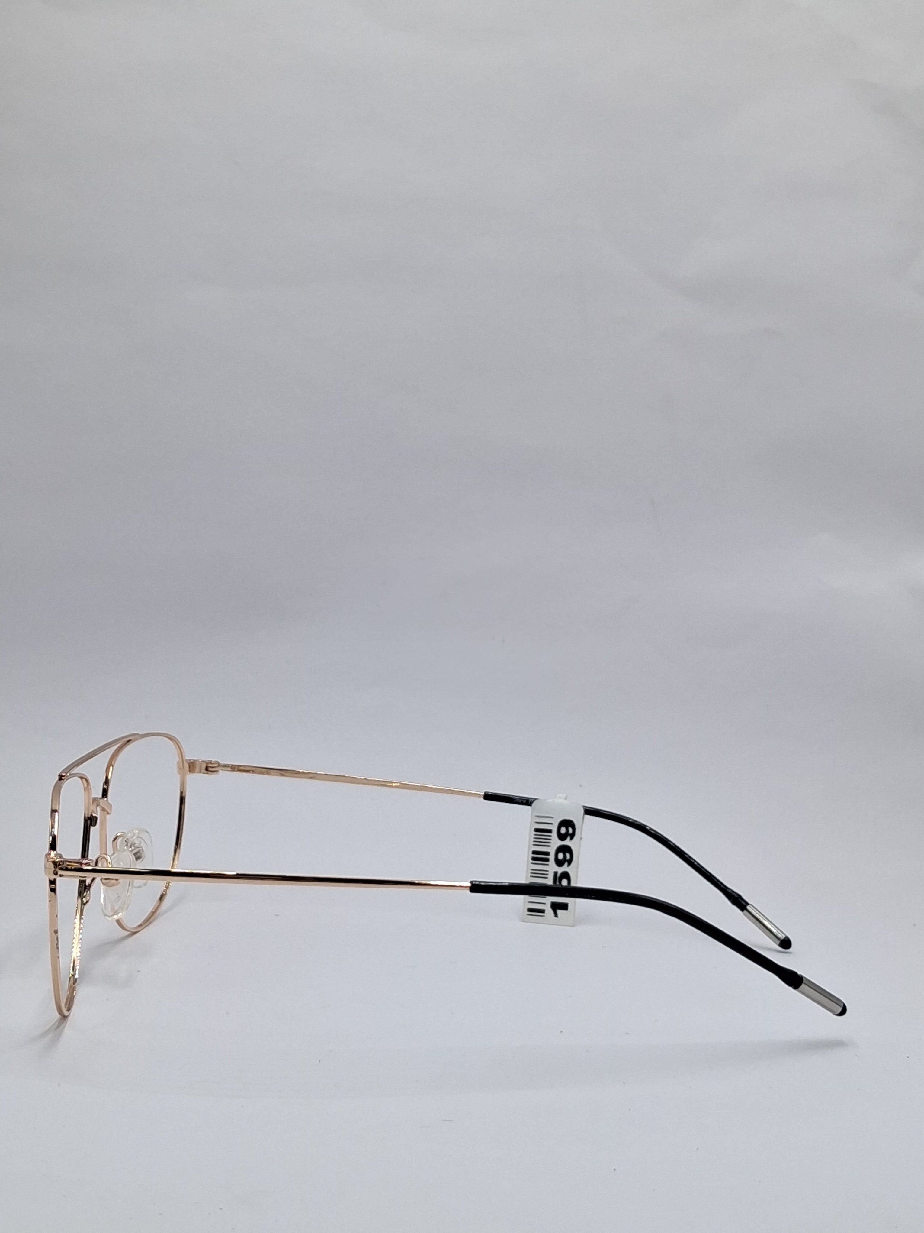 vision plus metallic gold metal frame