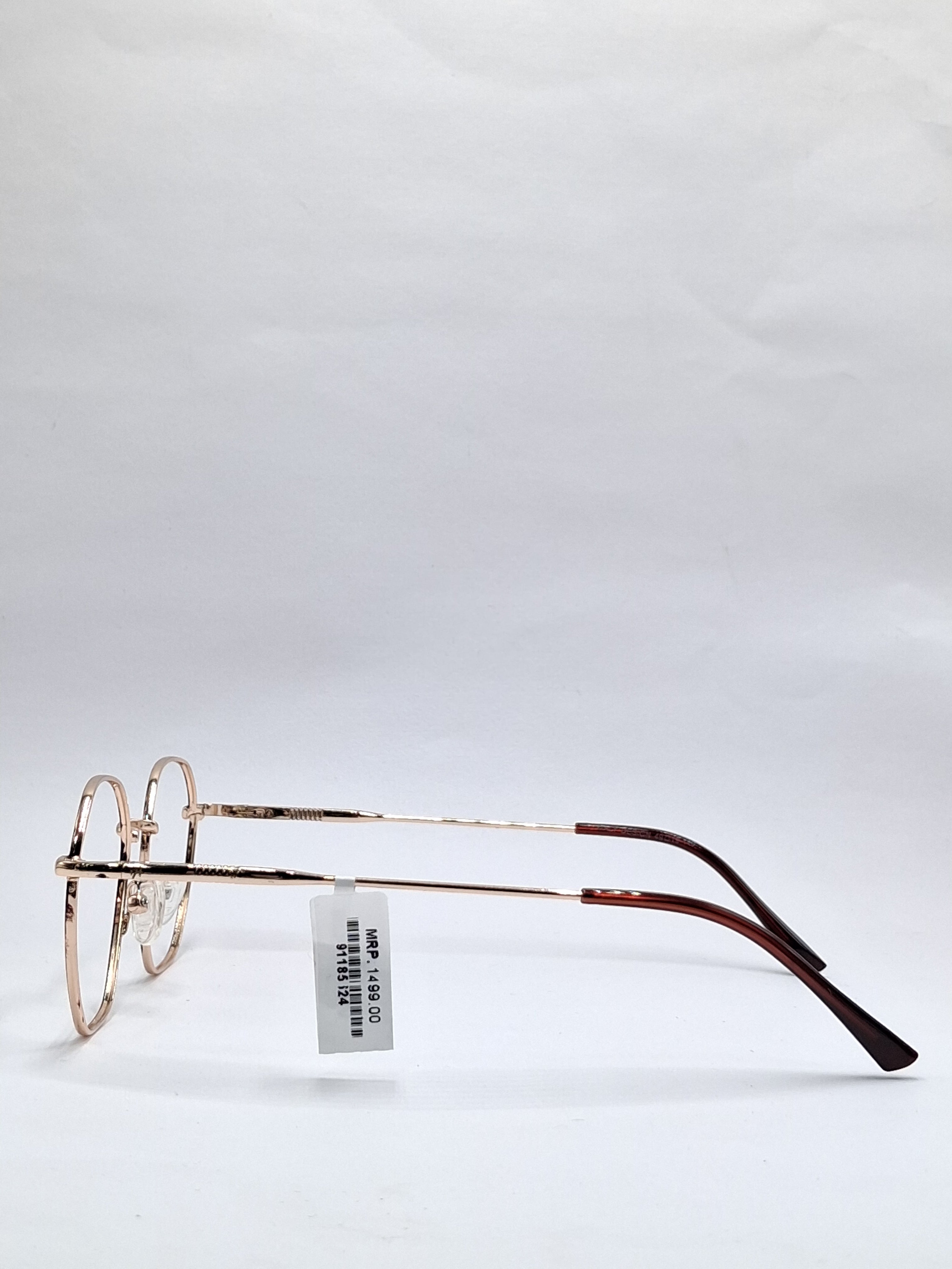 vision plus metallic brown and gold metal frame