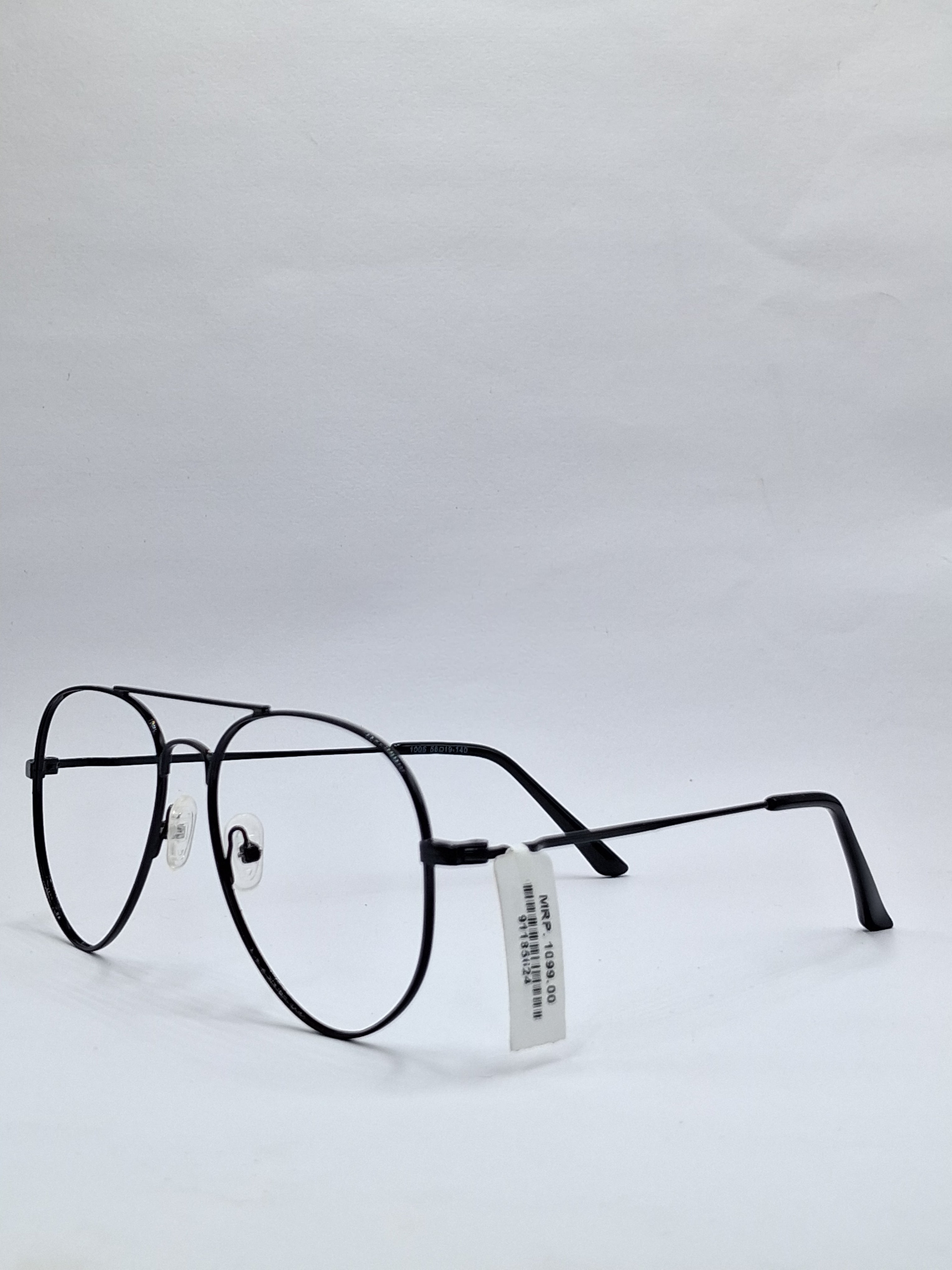 vision plus metallic double bar black metal frame