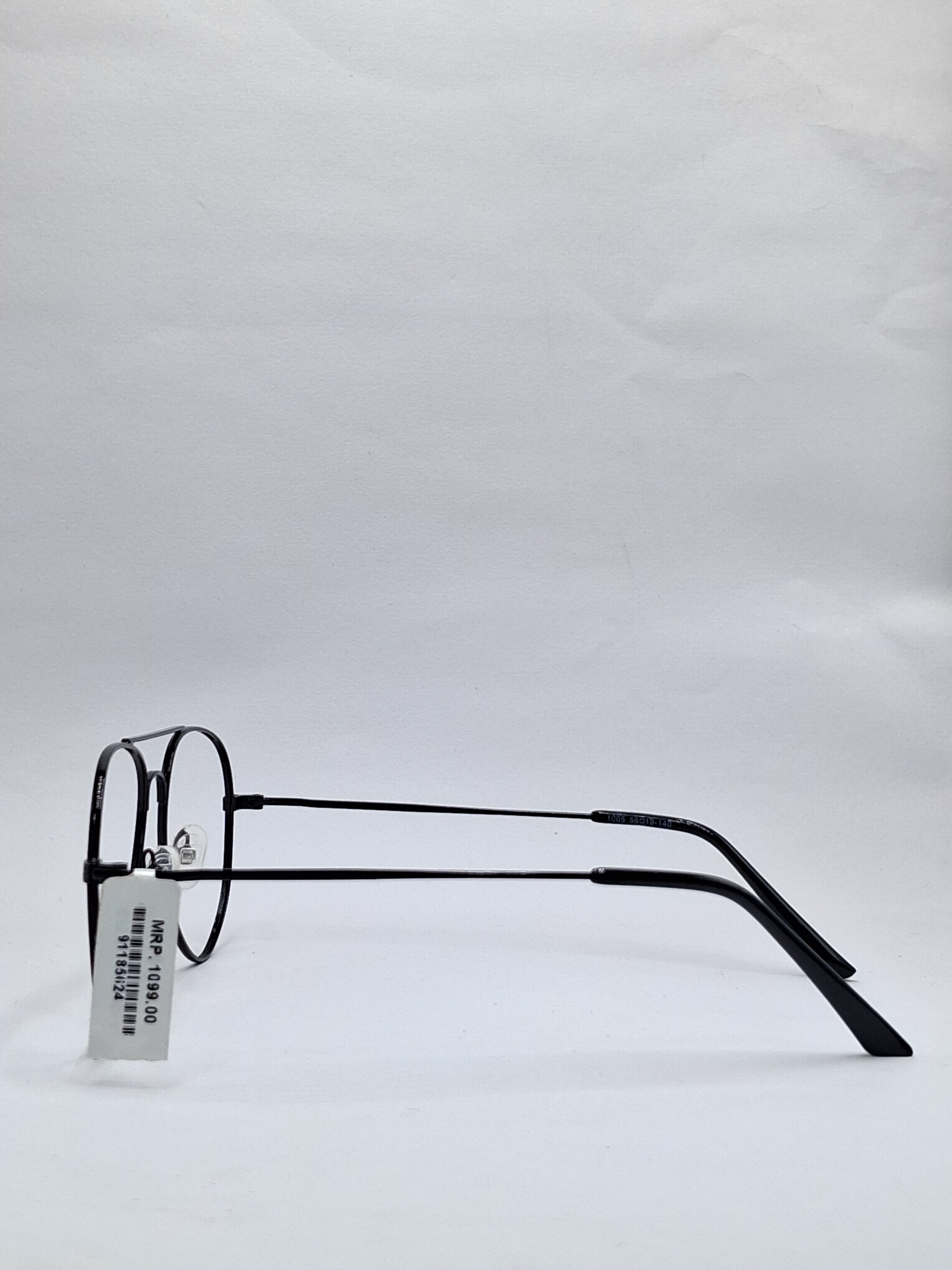 vision plus metallic double bar black metal frame