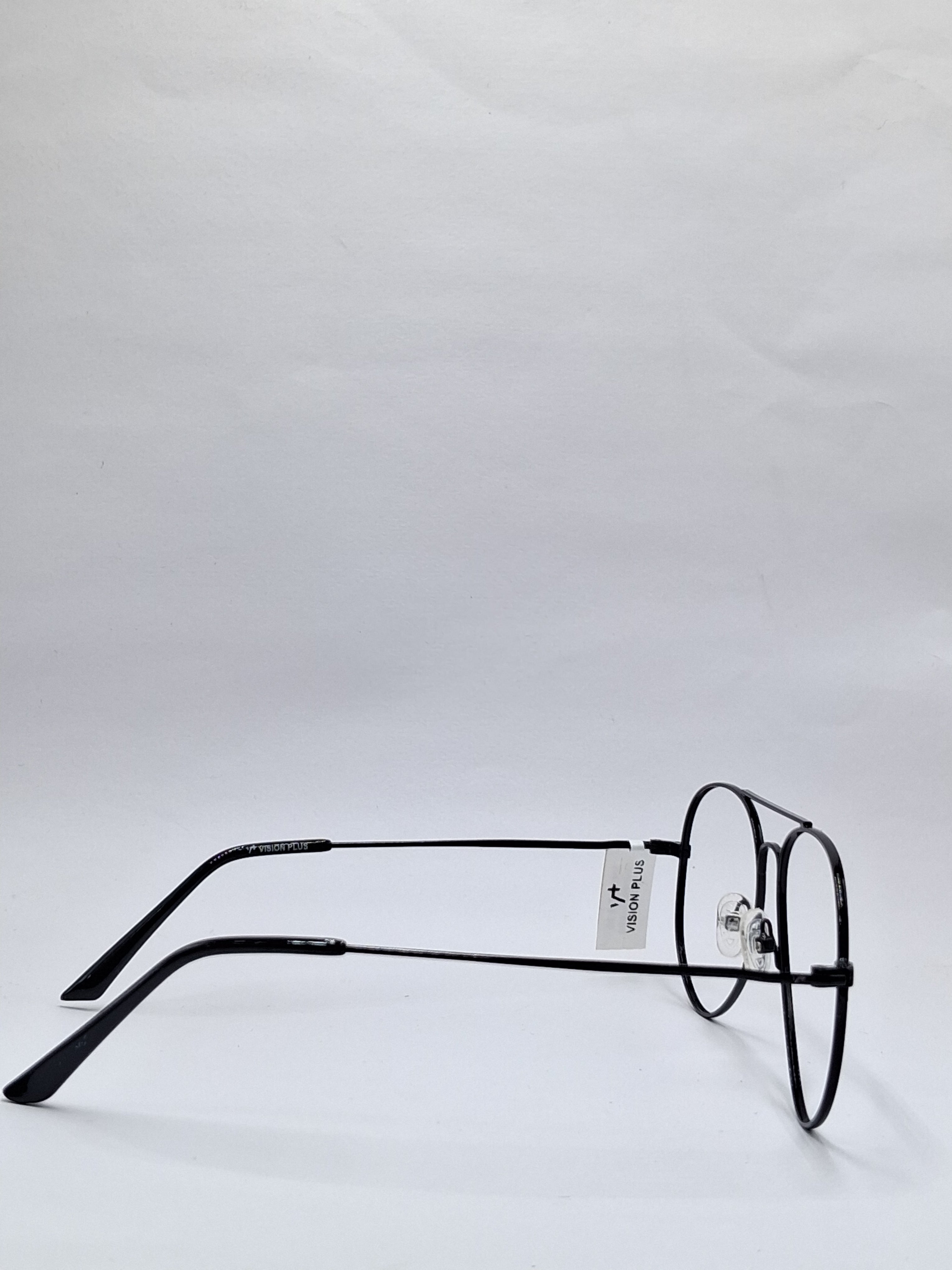 vision plus metallic double bar black metal frame