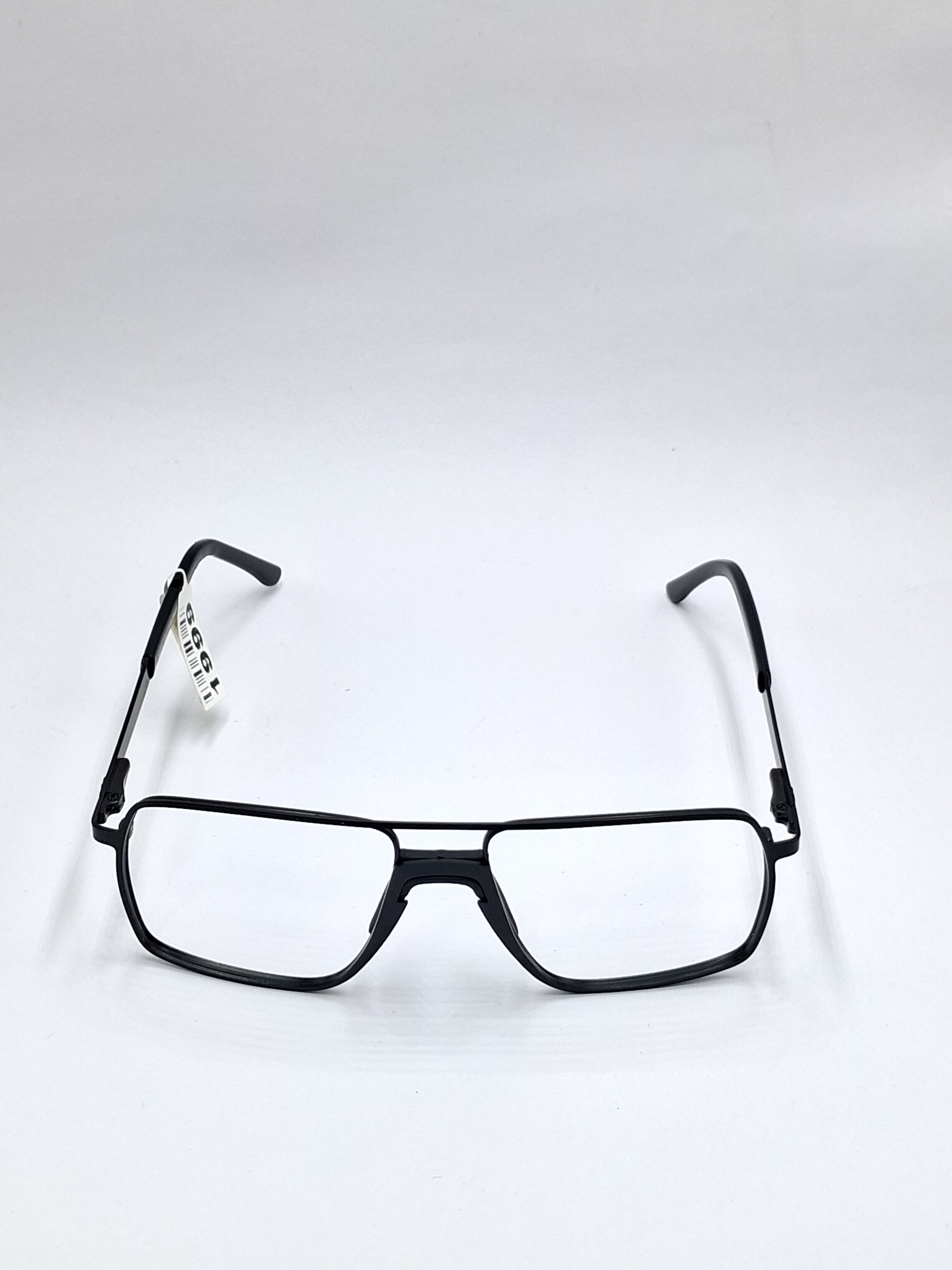 vision plus metallic double bar black metal frame