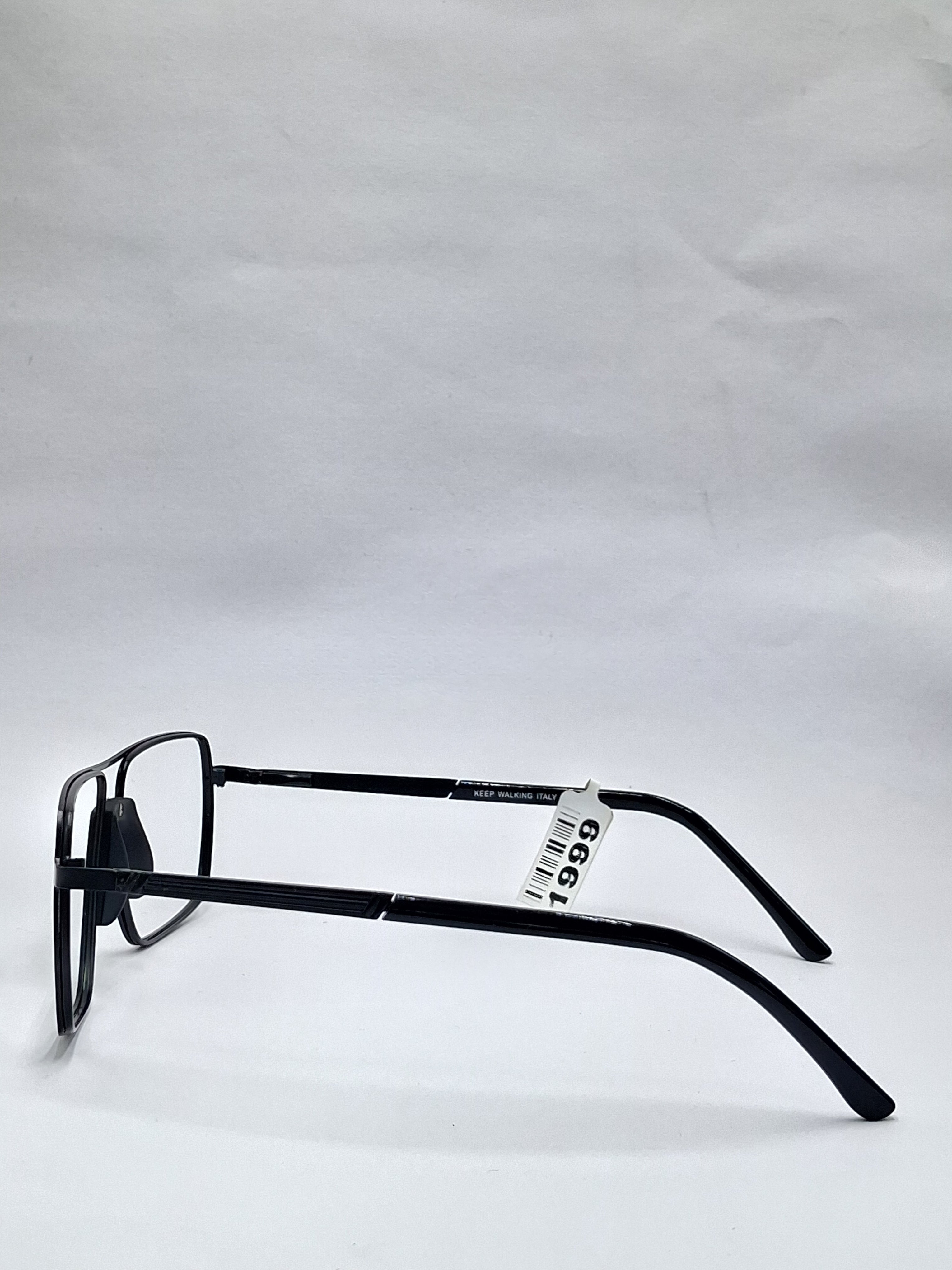 vision plus metallic double bar black metal frame