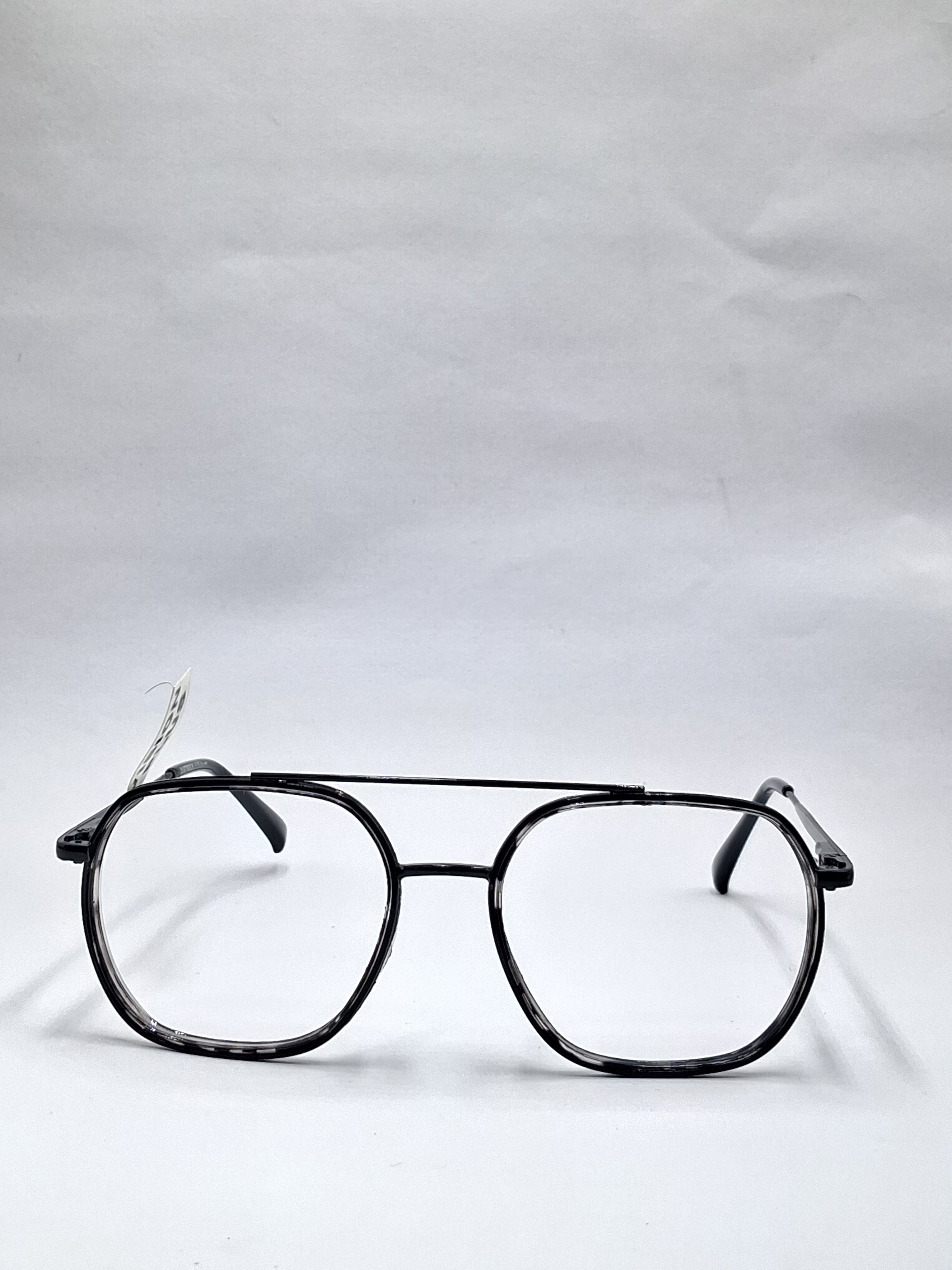 vision plus metallic double bar black metal frame