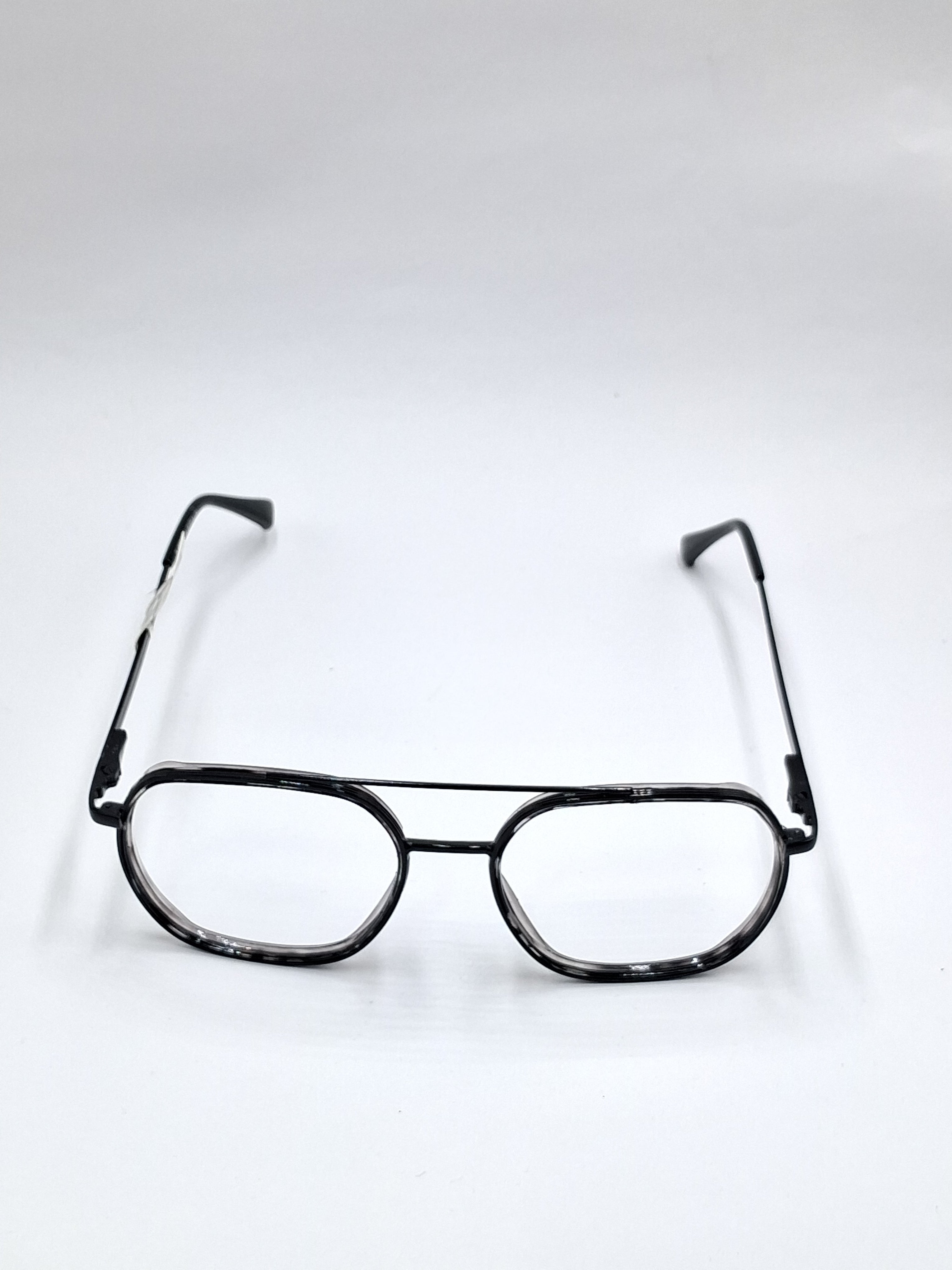 vision plus metallic double bar black metal frame