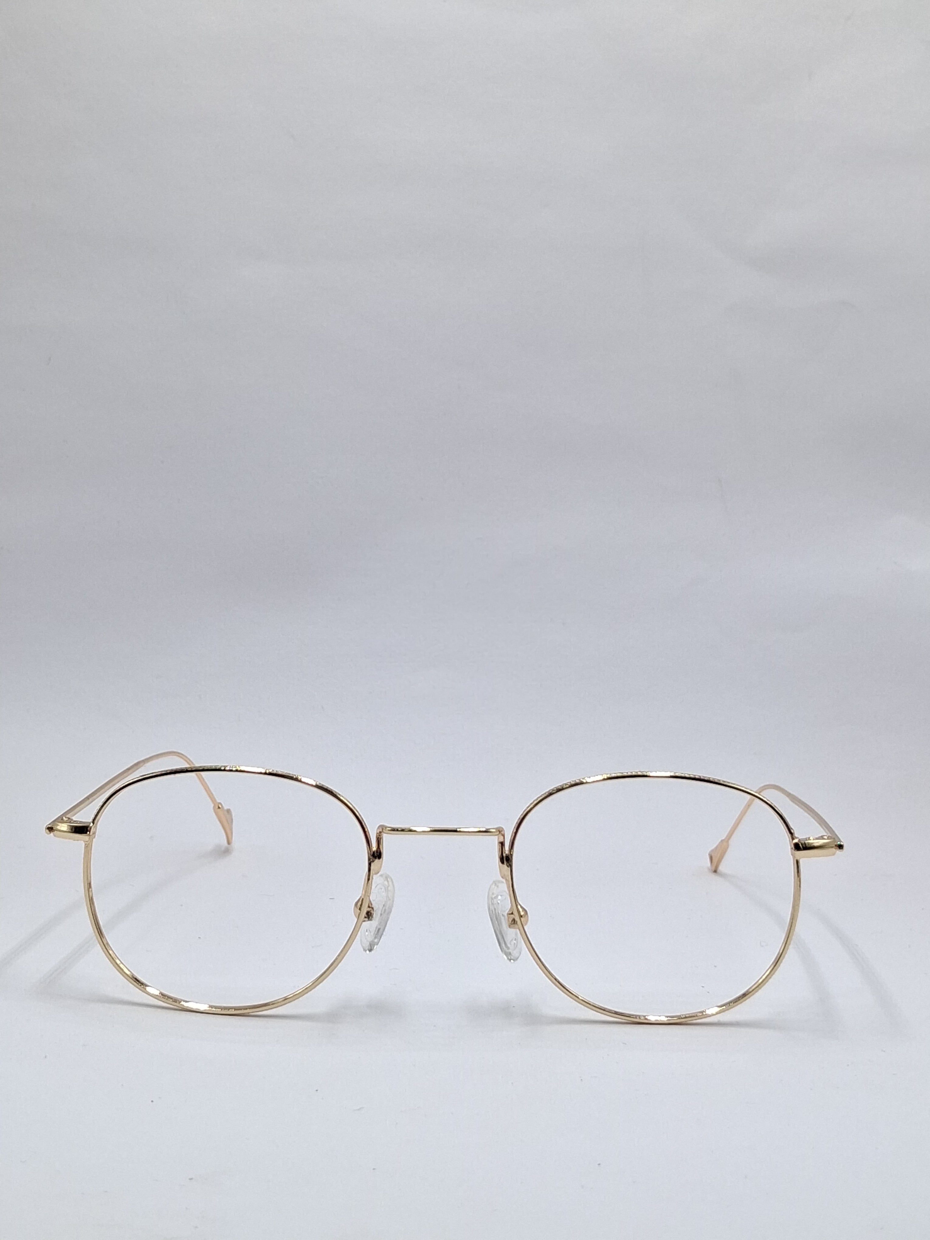vision plus metallic gold metal frame