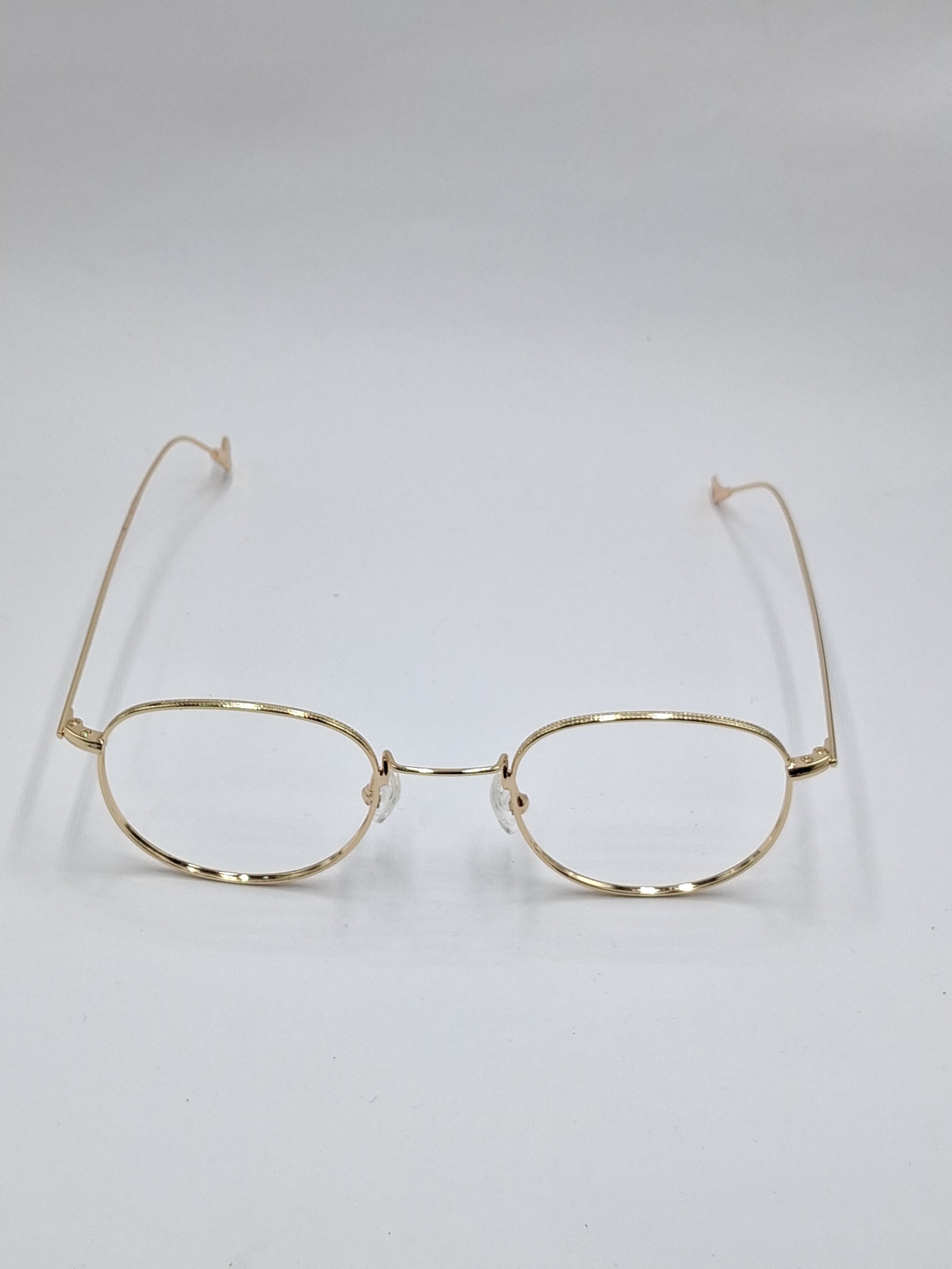 vision plus metallic gold metal frame