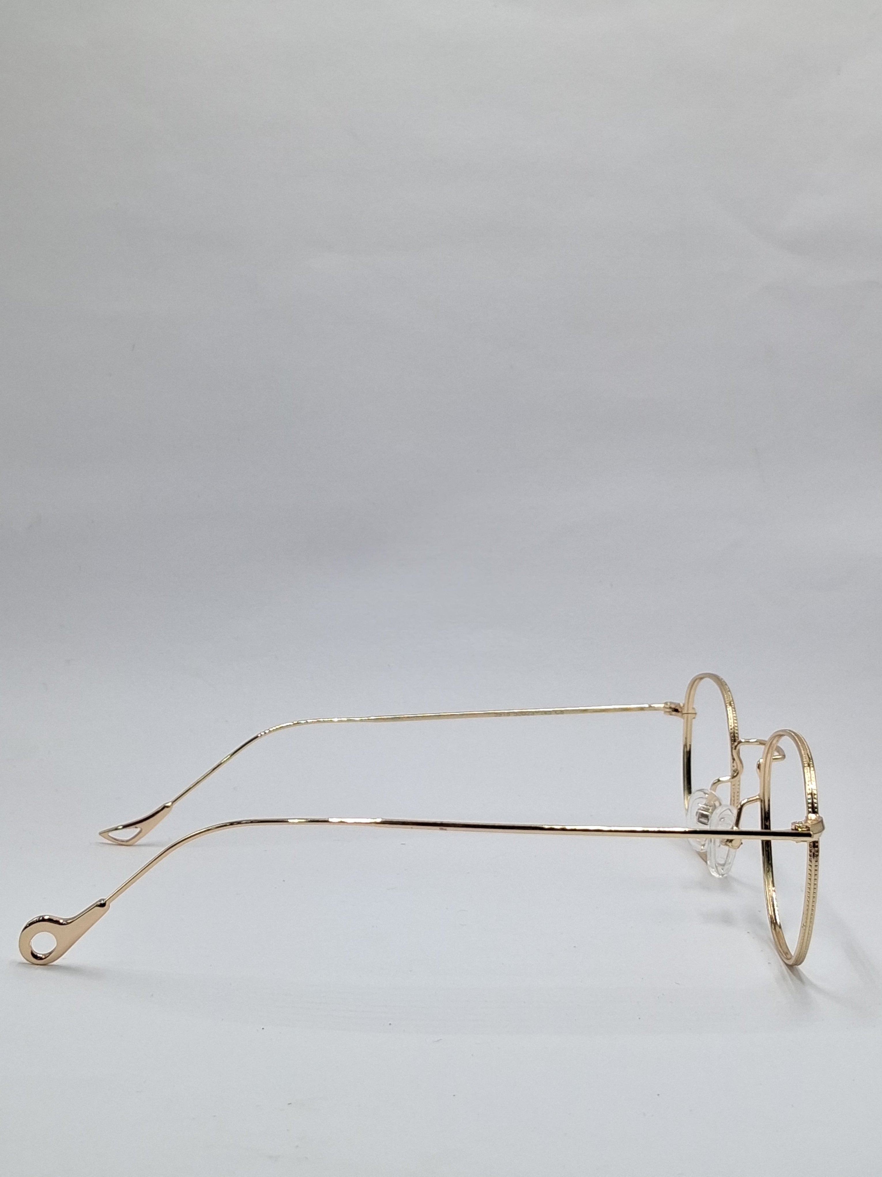 vision plus metallic gold metal frame