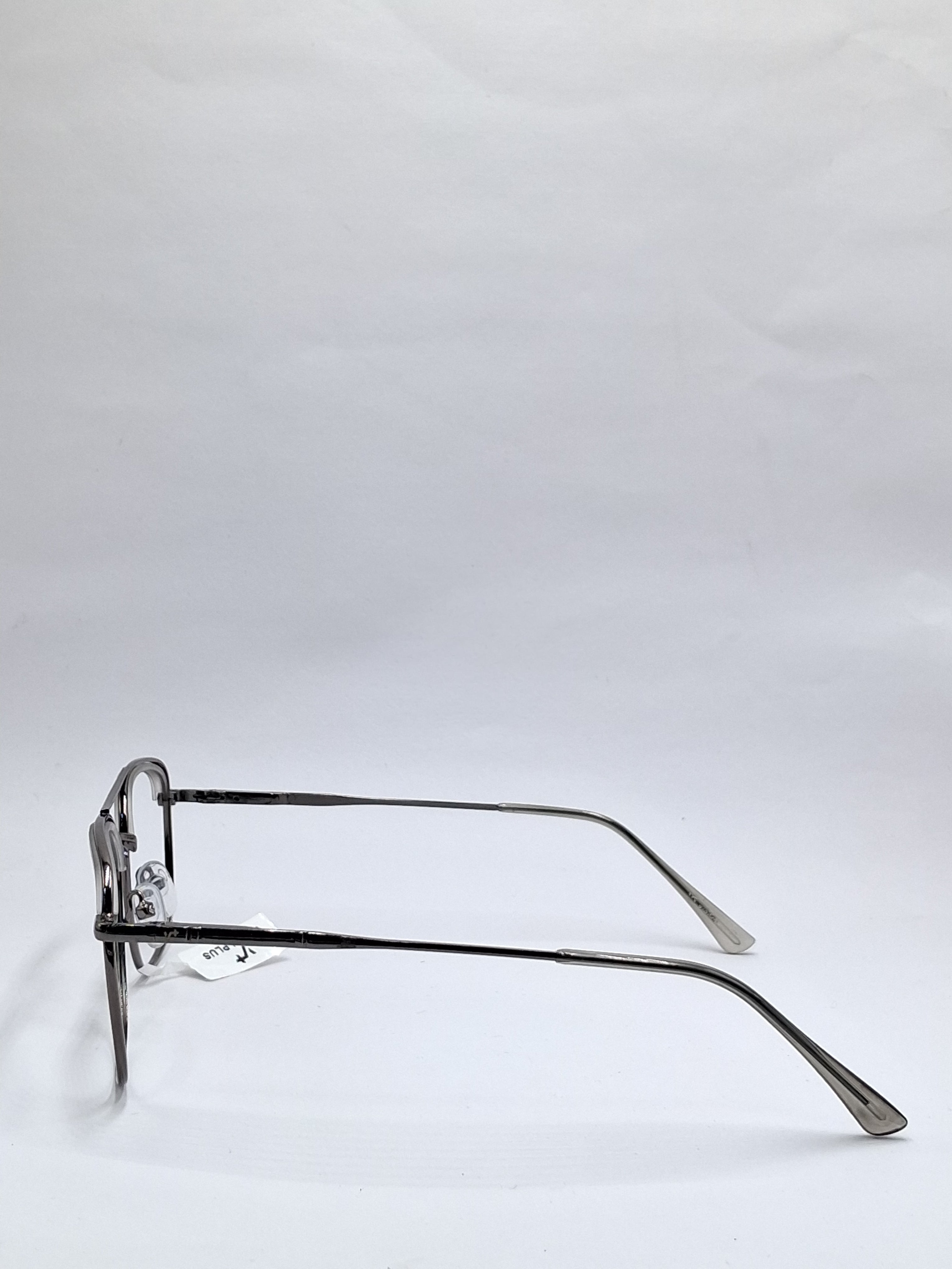vision plus metallic gray metal frame
