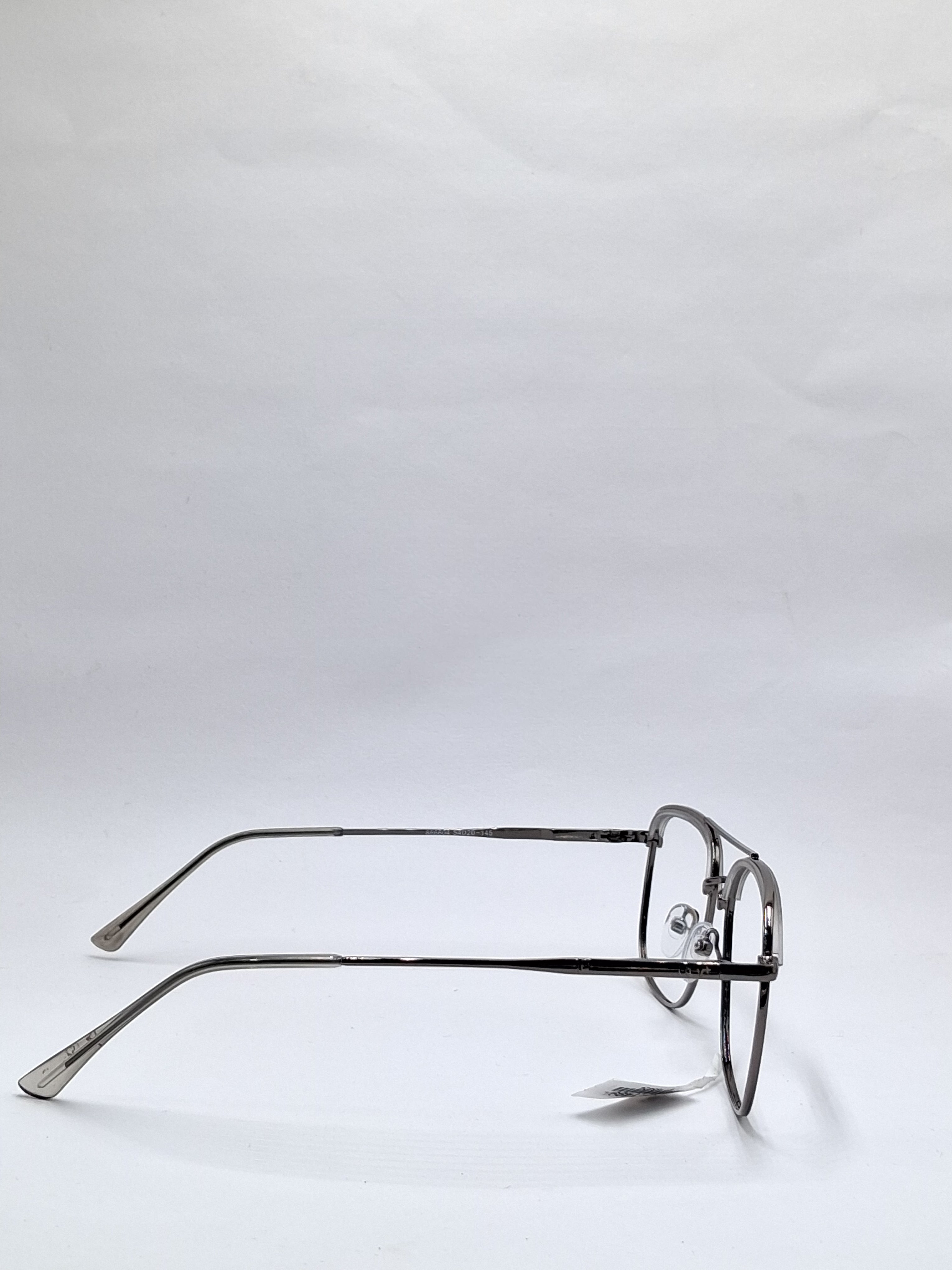 vision plus metallic gray metal frame