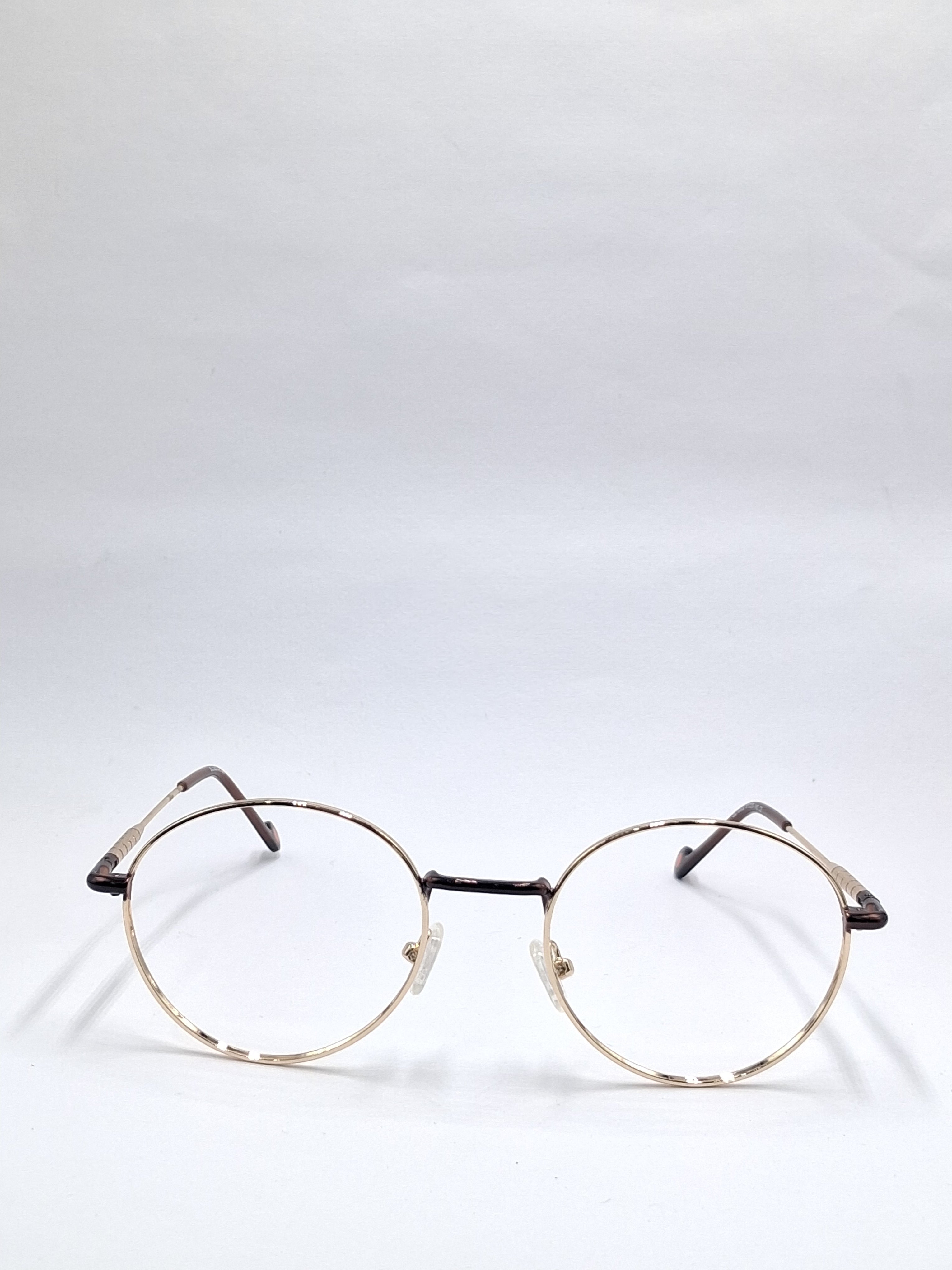 vision plus metallic gold metal frame
