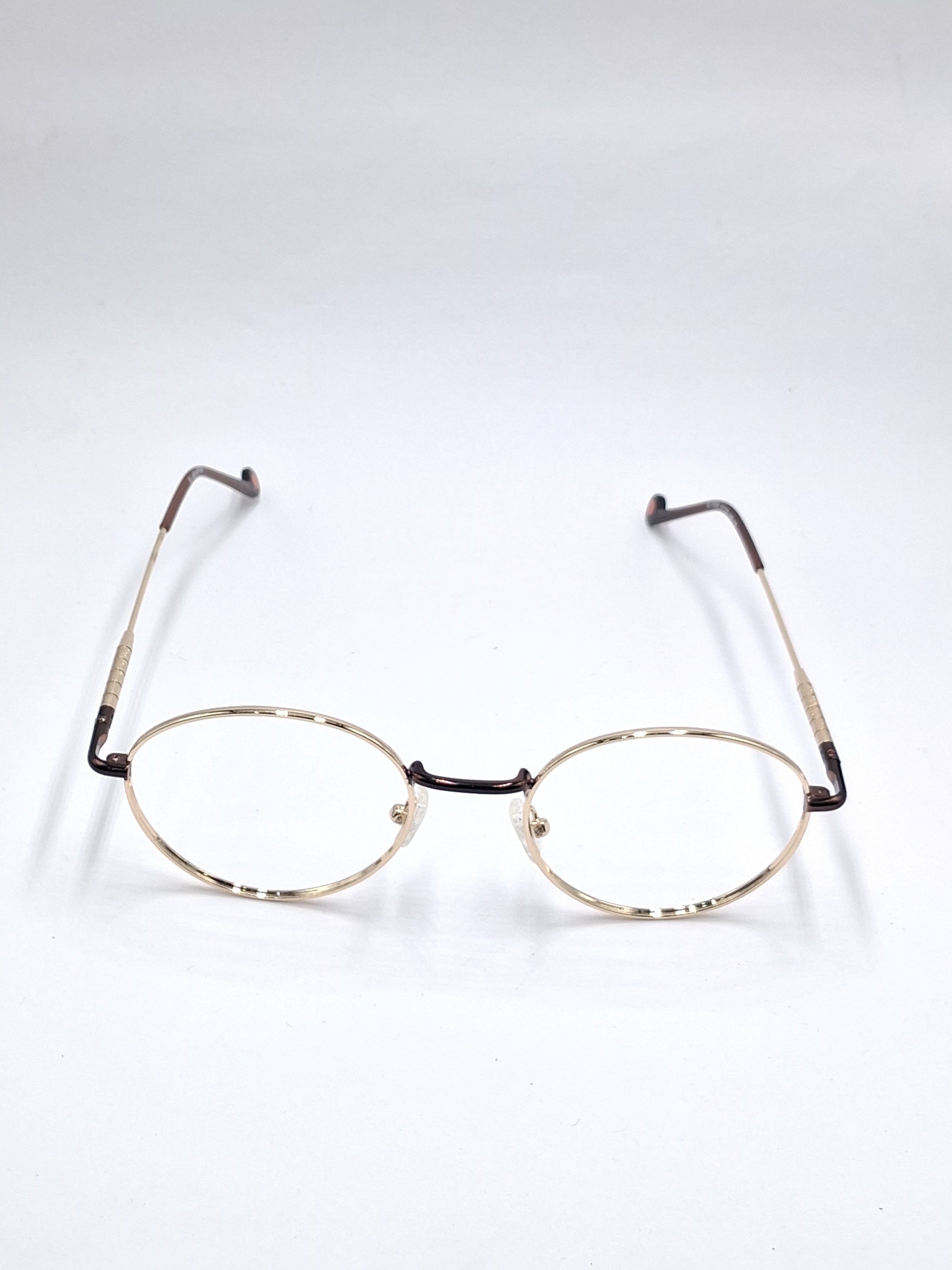 vision plus metallic gold metal frame