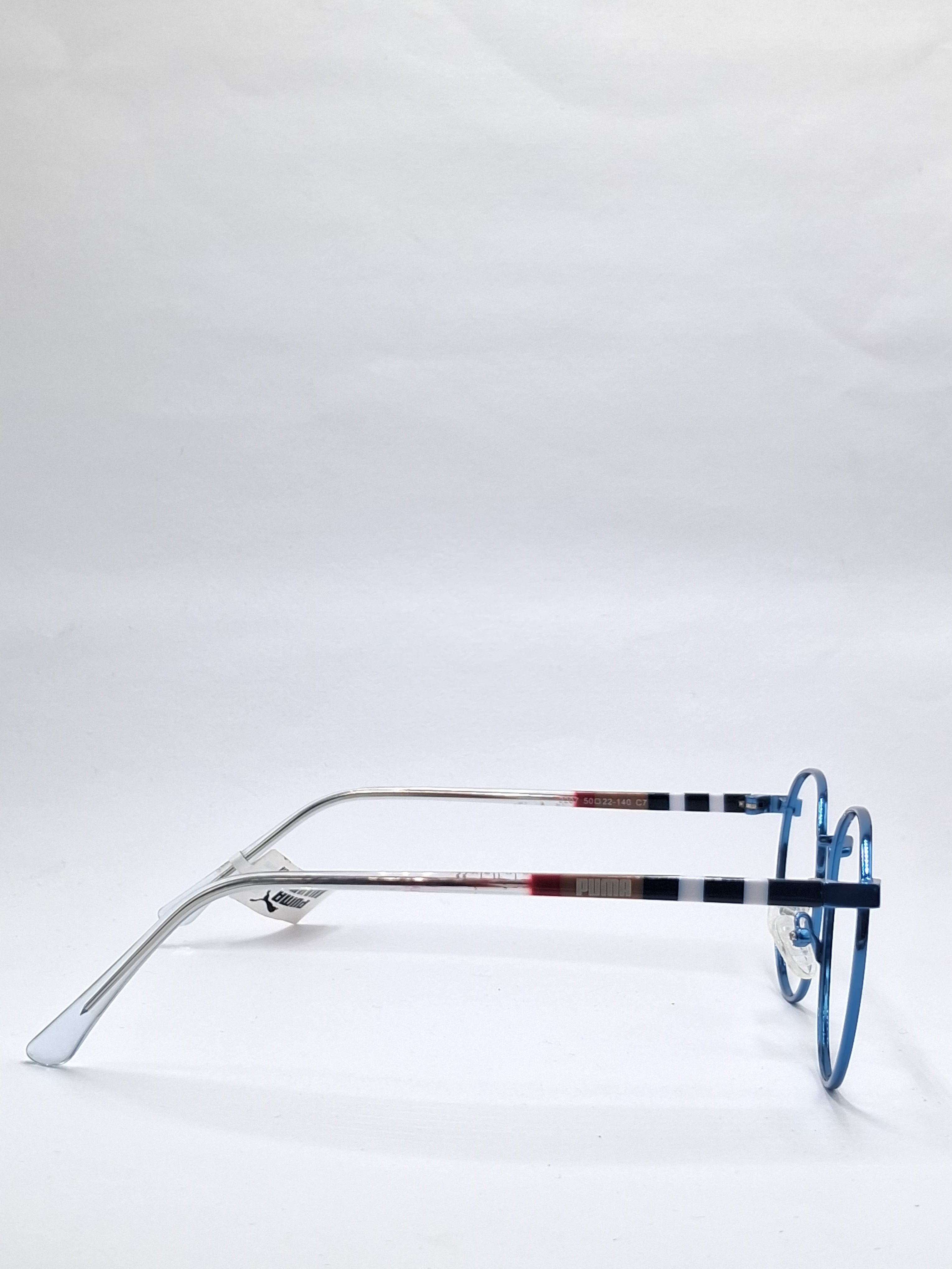 vision plus metallic blue metal  frame