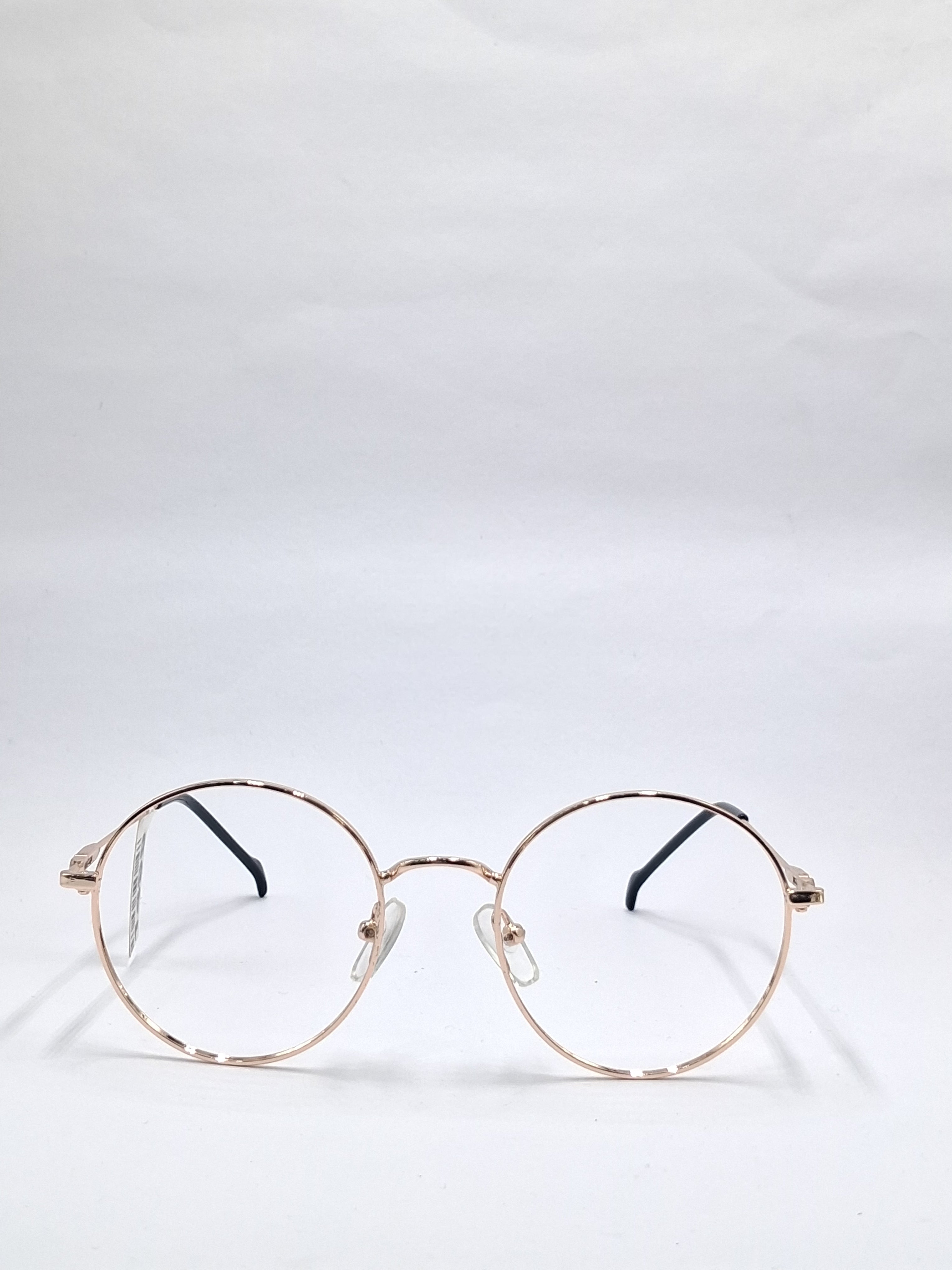 vision plus metallic gold metal frame