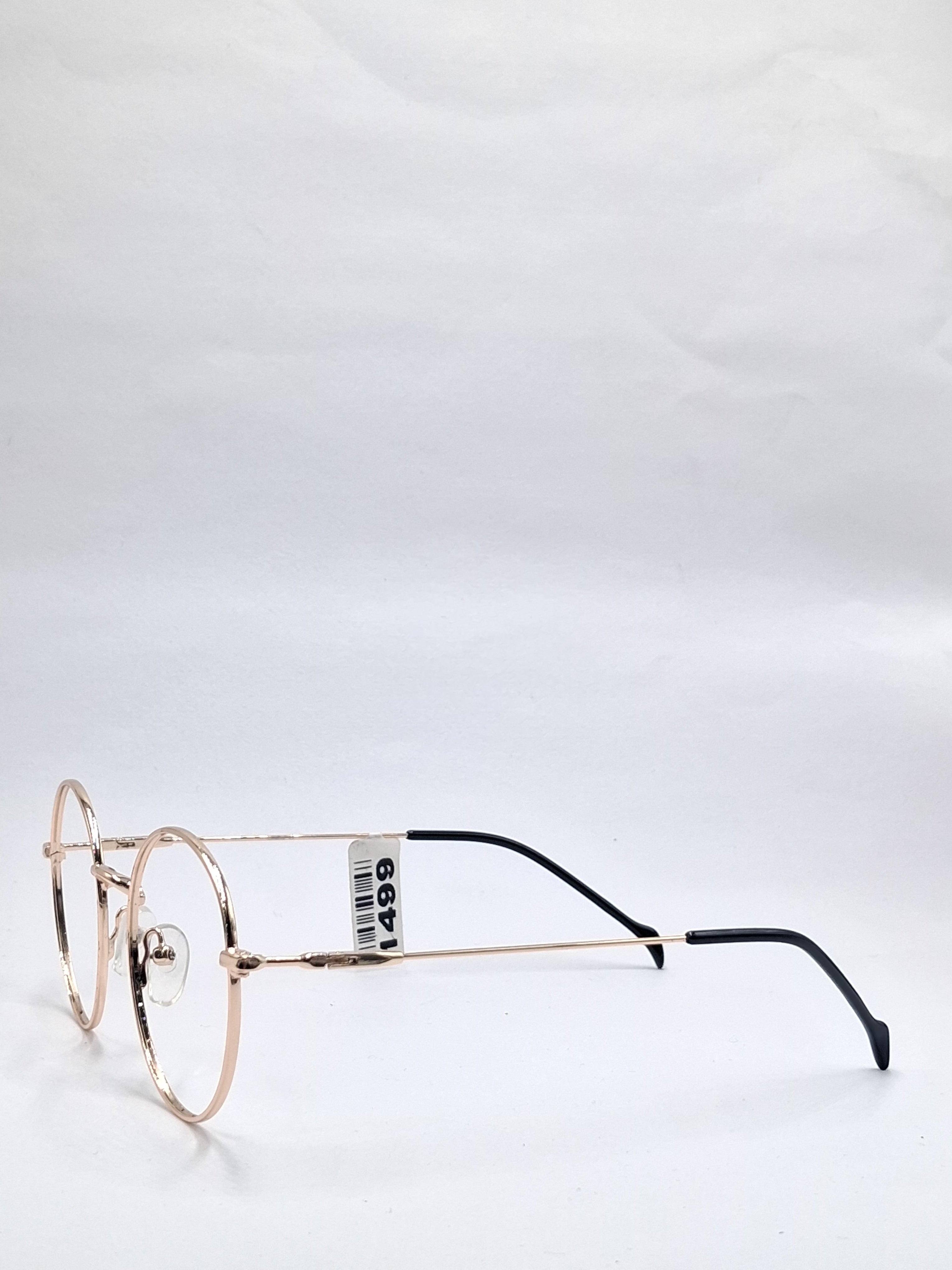 vision plus metallic gold metal frame