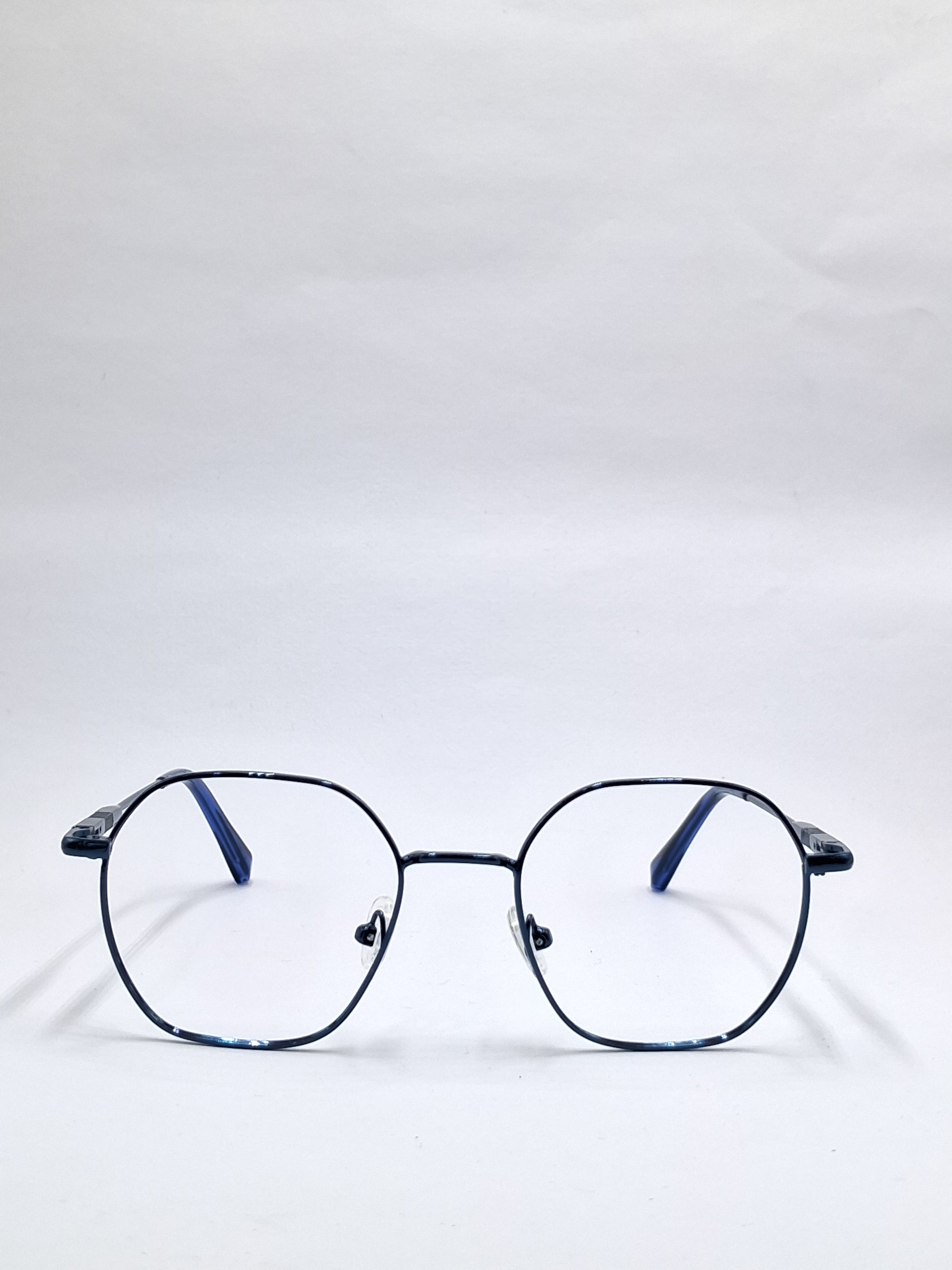 vision plus metallic dark blue metal frame
