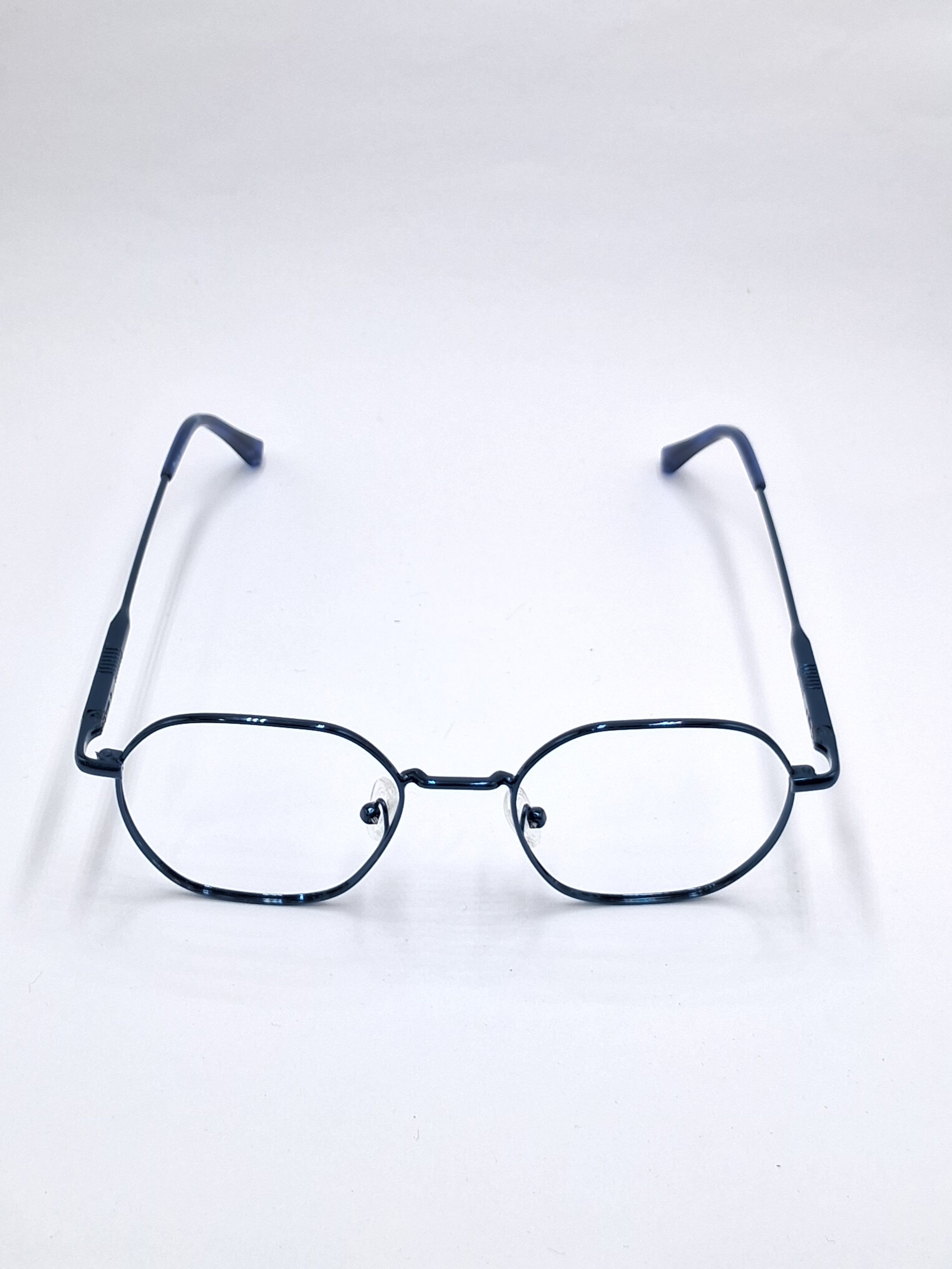 vision plus metallic dark blue metal frame