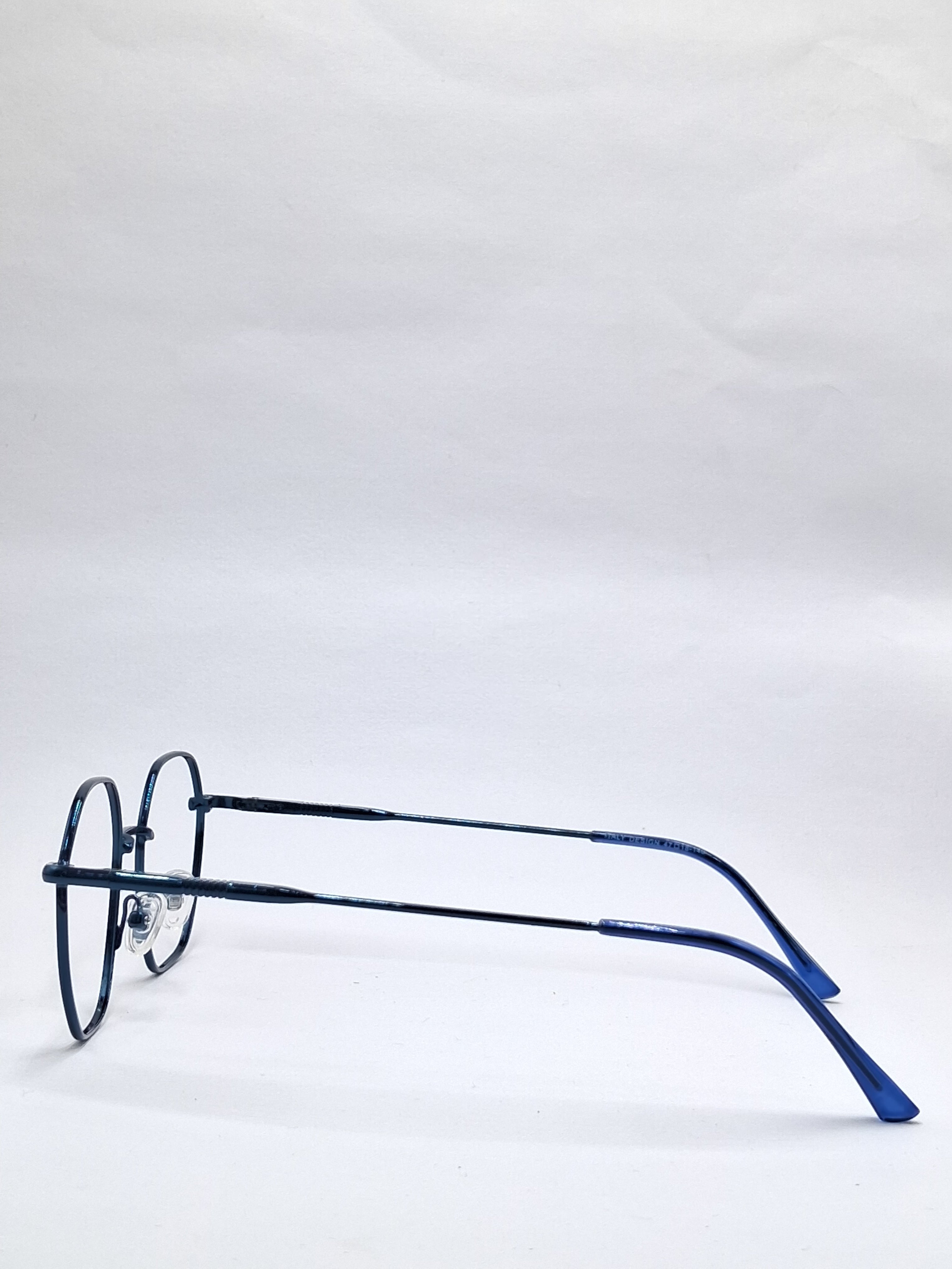 vision plus metallic dark blue metal frame