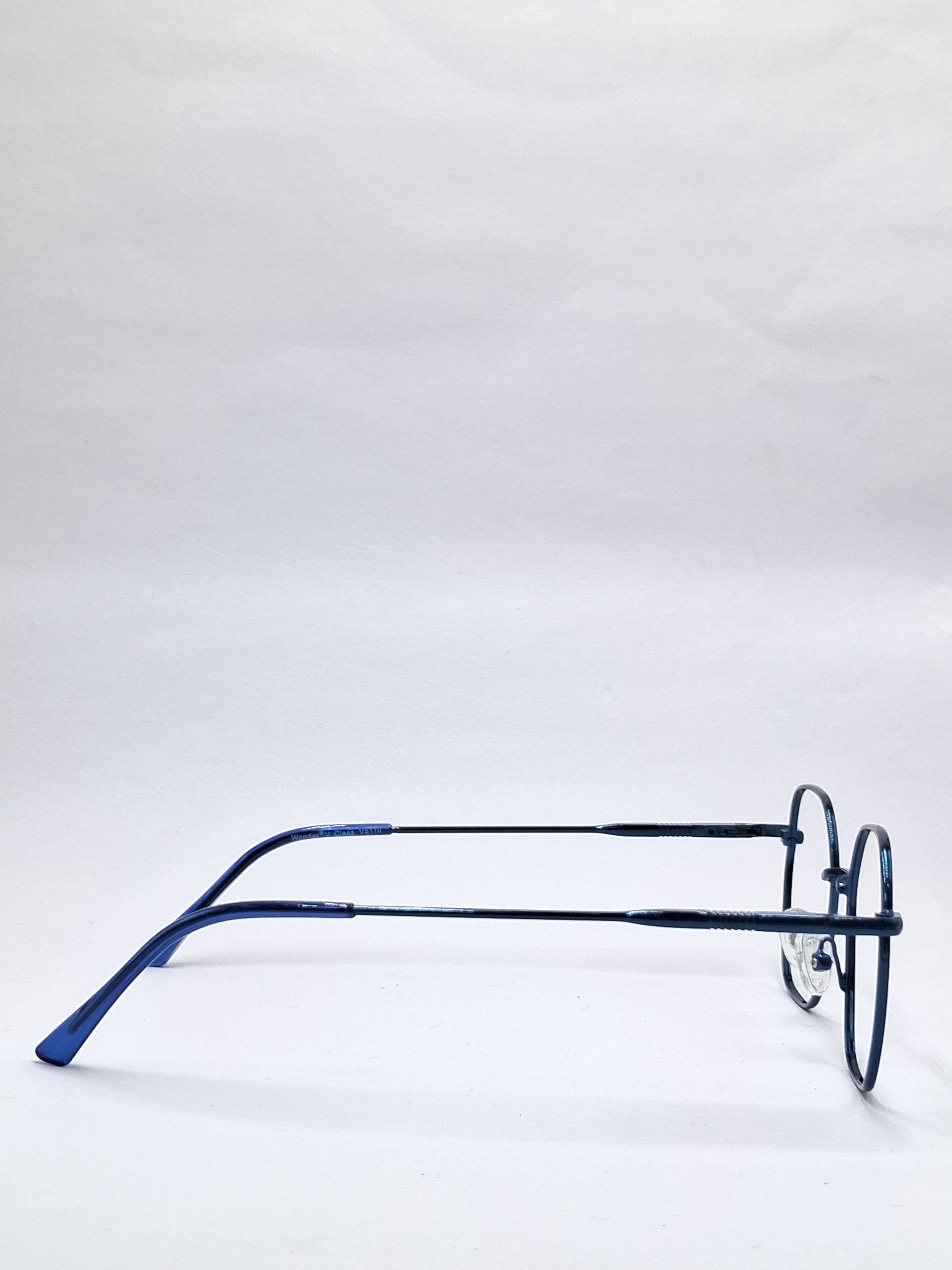 vision plus metallic dark blue metal frame