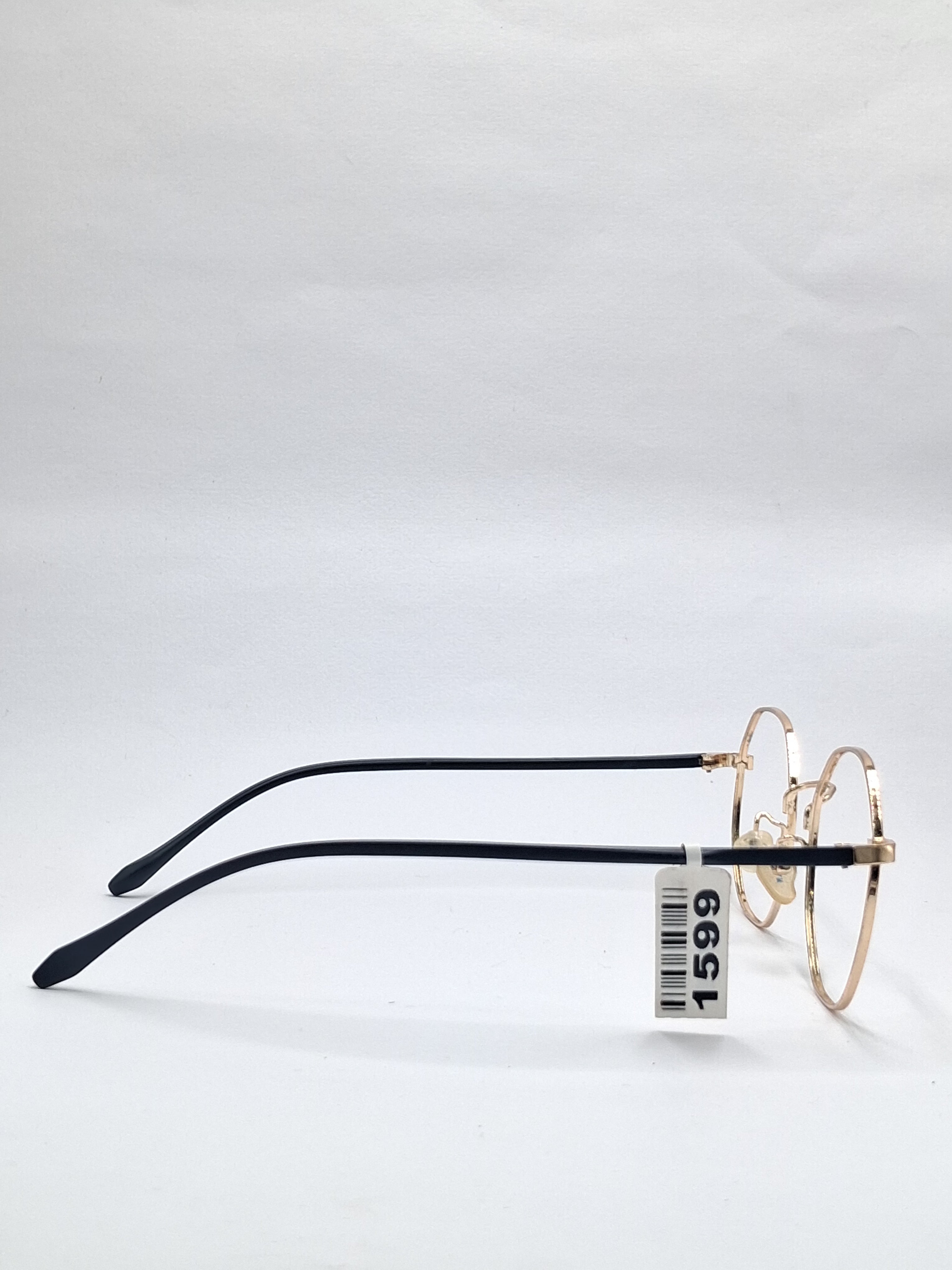 vision plus metallic gold and matte black stick metal frame