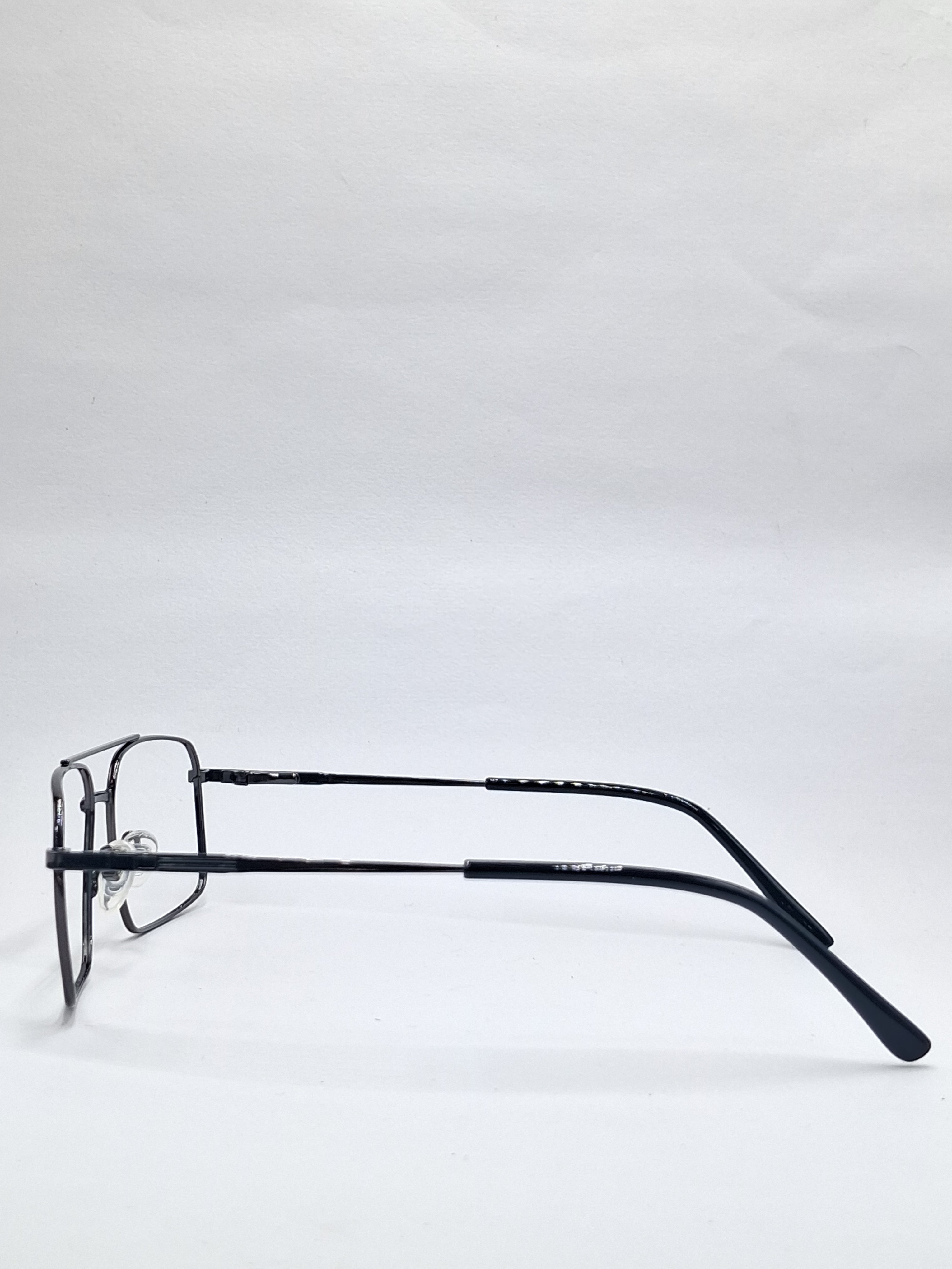 vision plus metallic double bar gray metal frame
