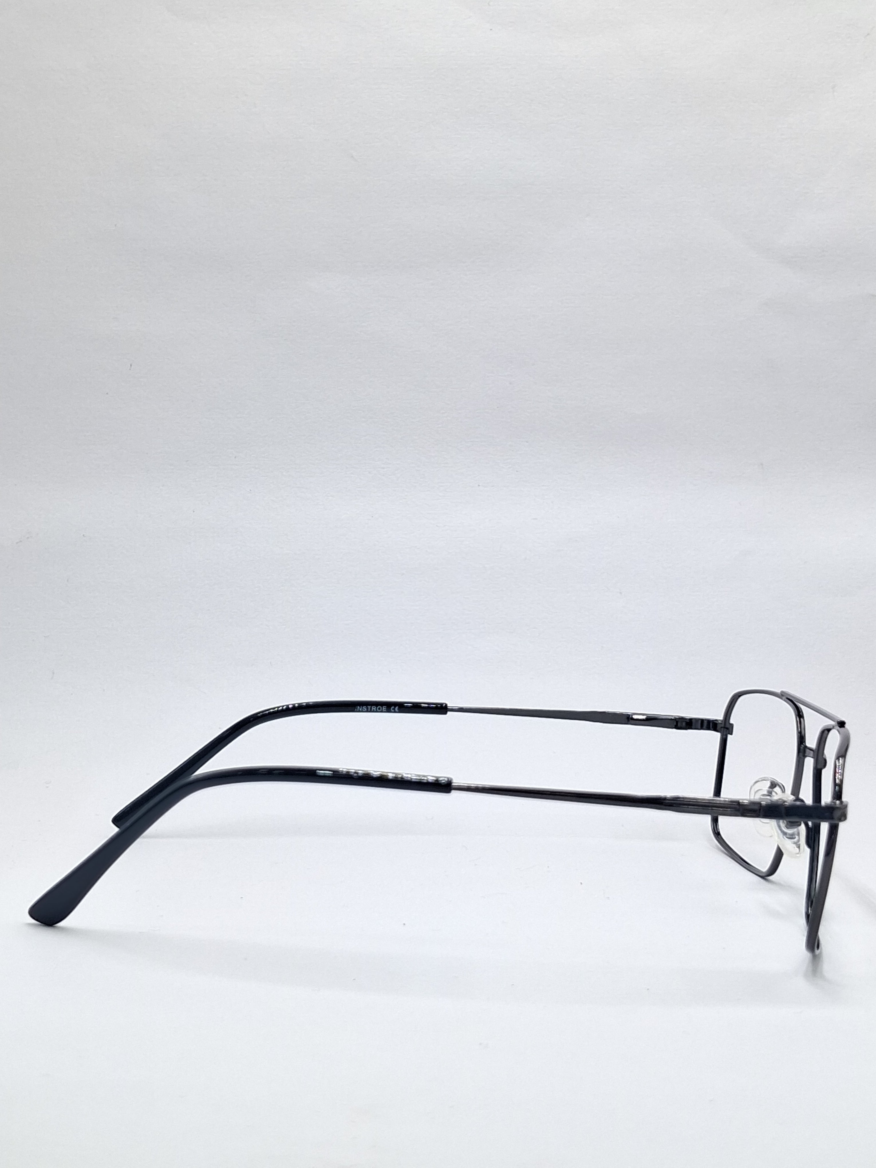 vision plus metallic double bar gray metal frame