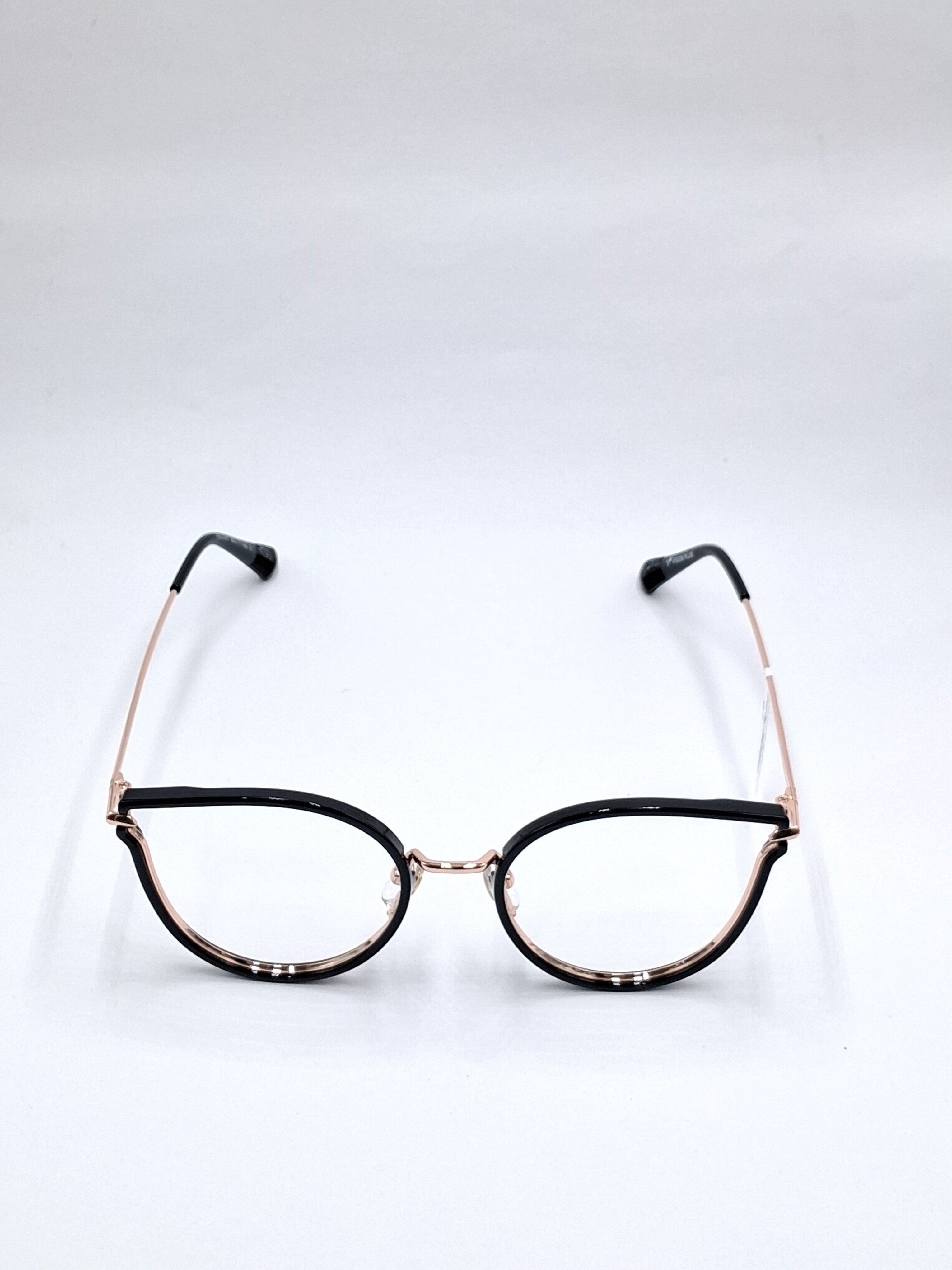 vision plus black with gold stick metal with fiber frame