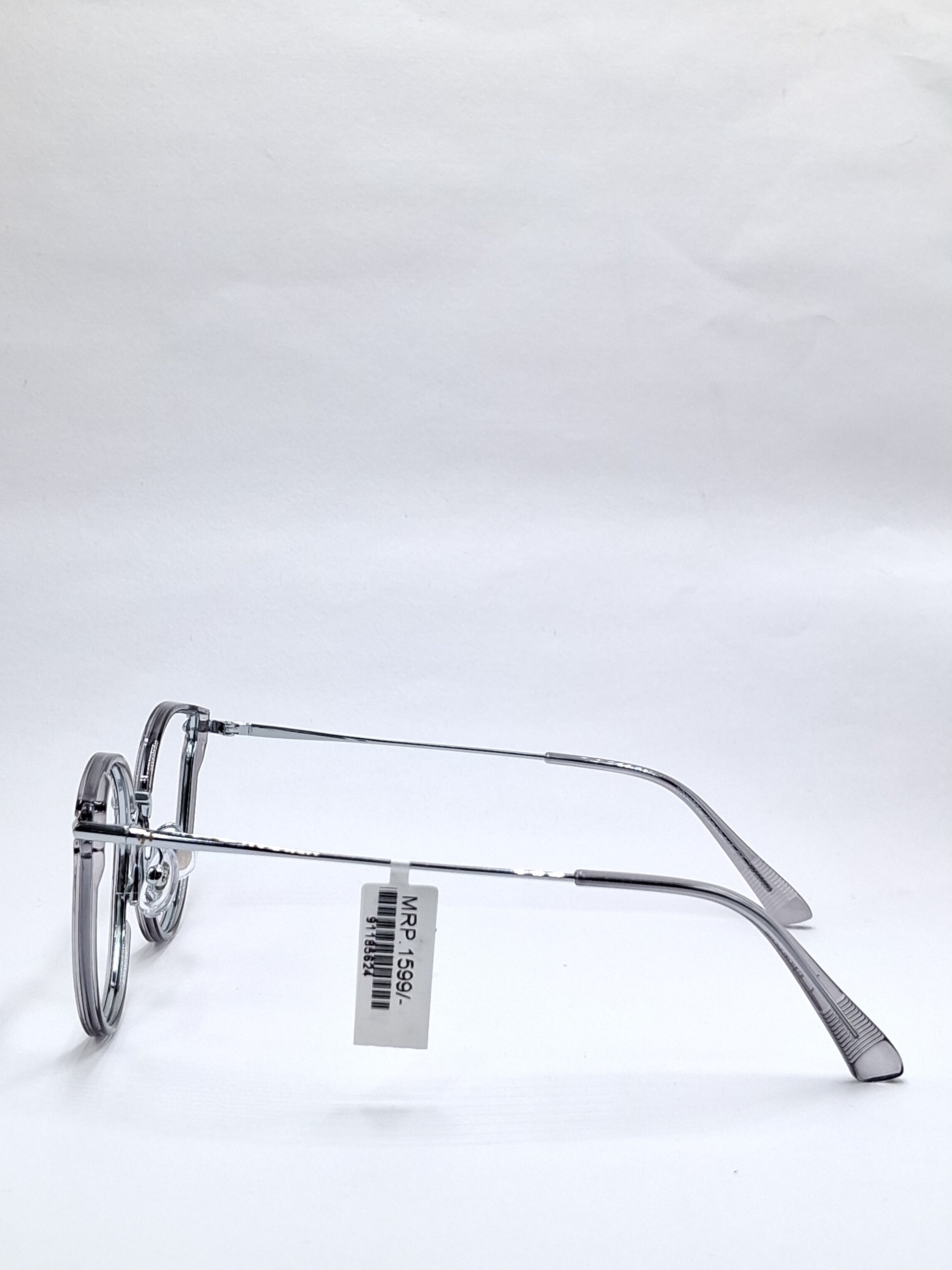 vision plus crystal gray metal with fiber frame