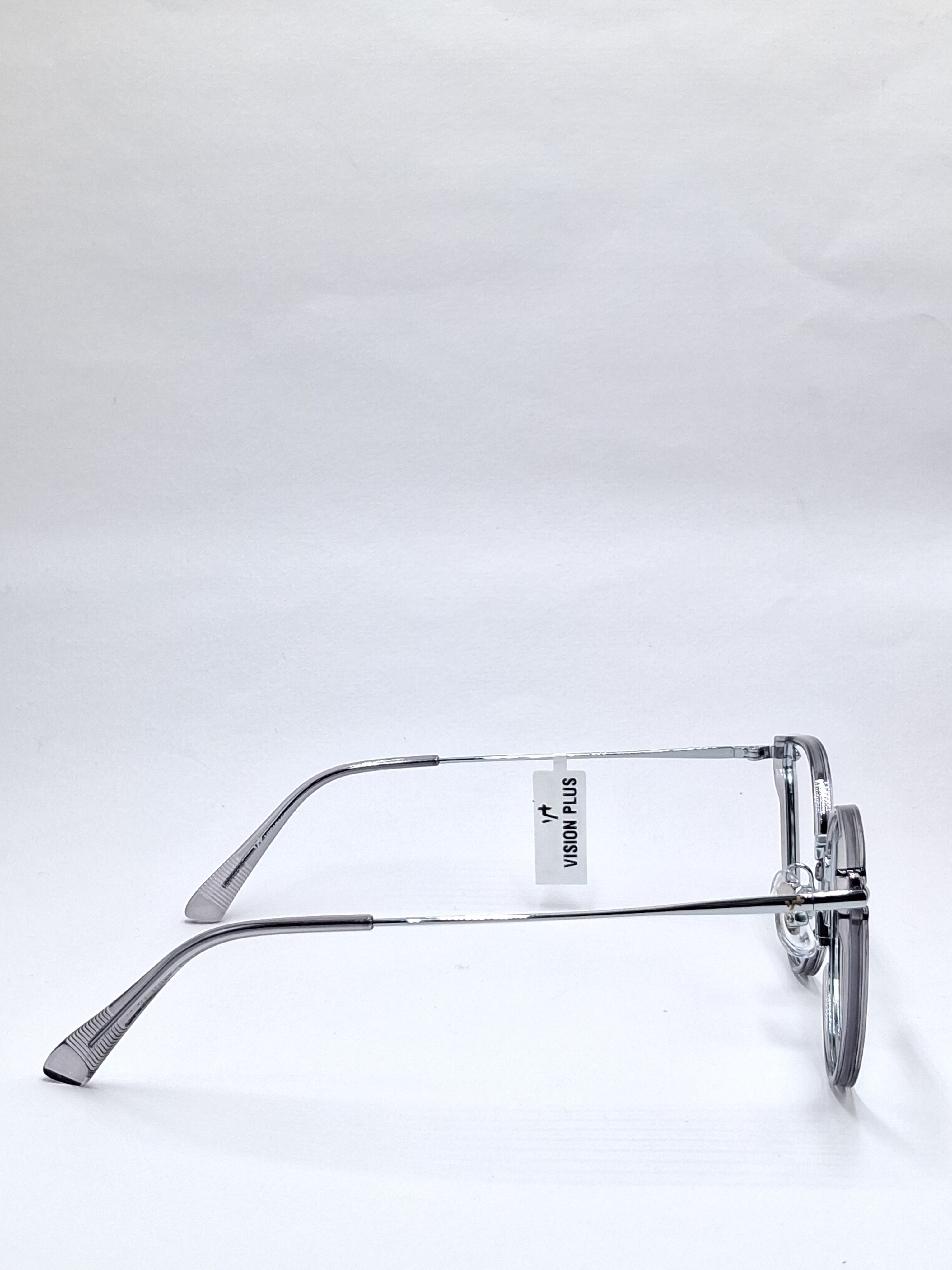 vision plus crystal gray metal with fiber frame